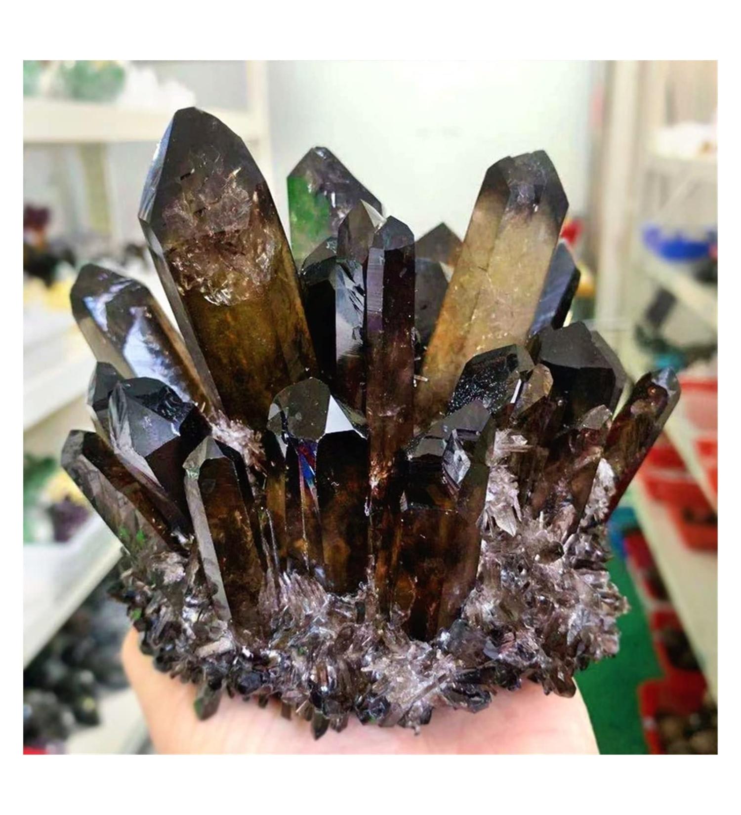 Natural Crystal Rough 300-700g Natural Quartz Crystal Cluster Quartz Stone Home Decoration 1PC (Size : 300g) - Buy Online on GoSupps.com