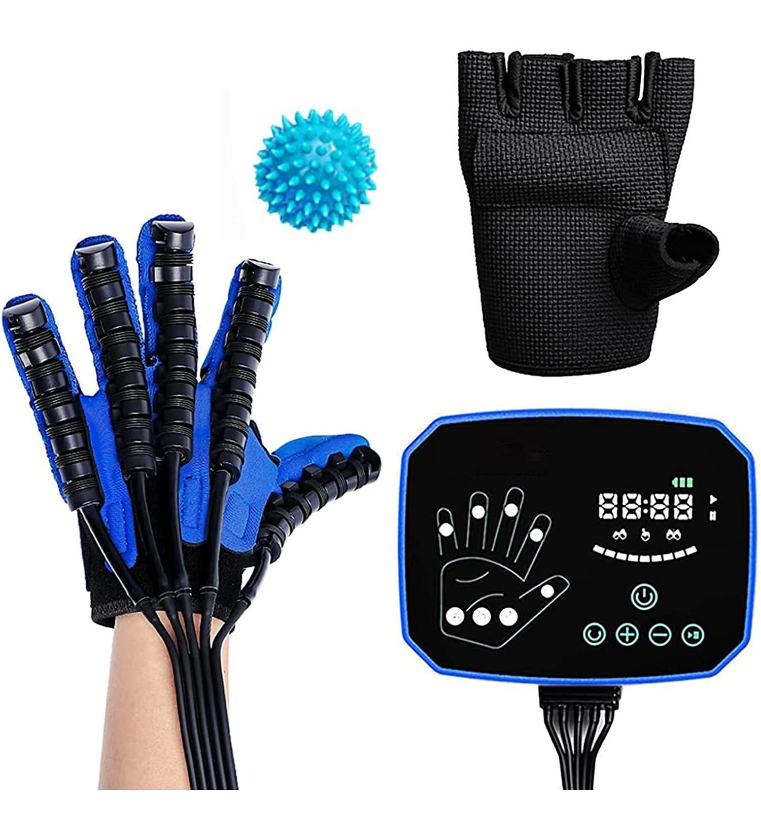Upgraded Version Rehabilitation Robot Gloves Hemiplegia Finger Trainer Stroke Hand Splint AssistiveTraining Equipment Finger Orthosis for Long-Term Relief(Size:L Code Color:Left Hand) - Buy Online on GoSupps.com