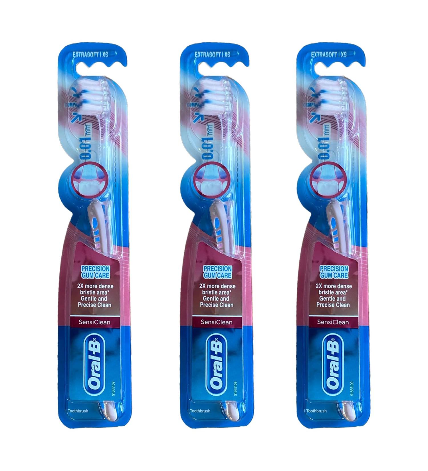3x Oral-B Precision Gum Care manual toothbrush extra soft Toothbrush Extra Soft XS