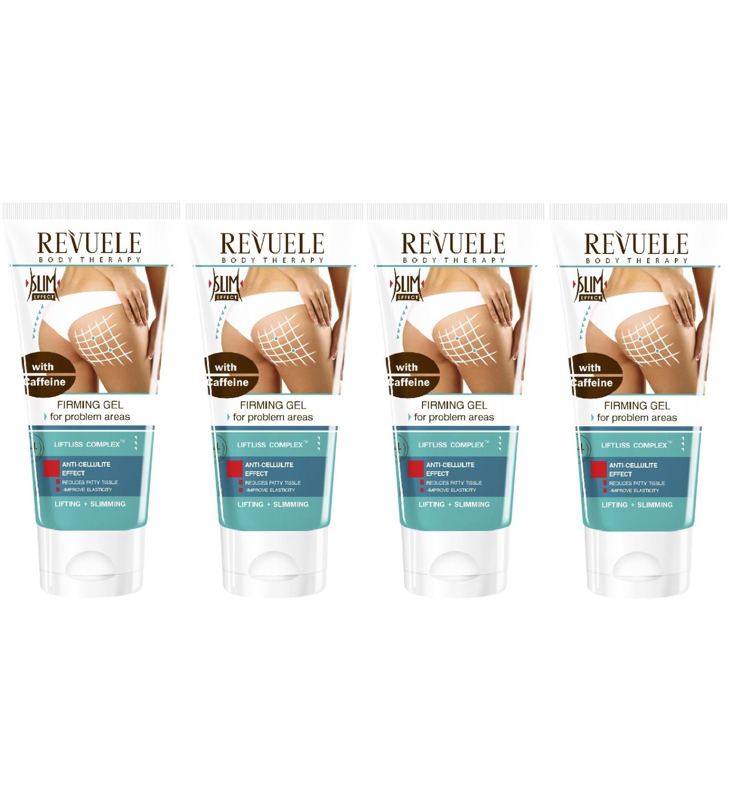 4x Revuele Lifting Gel for problem areas with caffeine 200ml - Buy Online on GoSupps.com