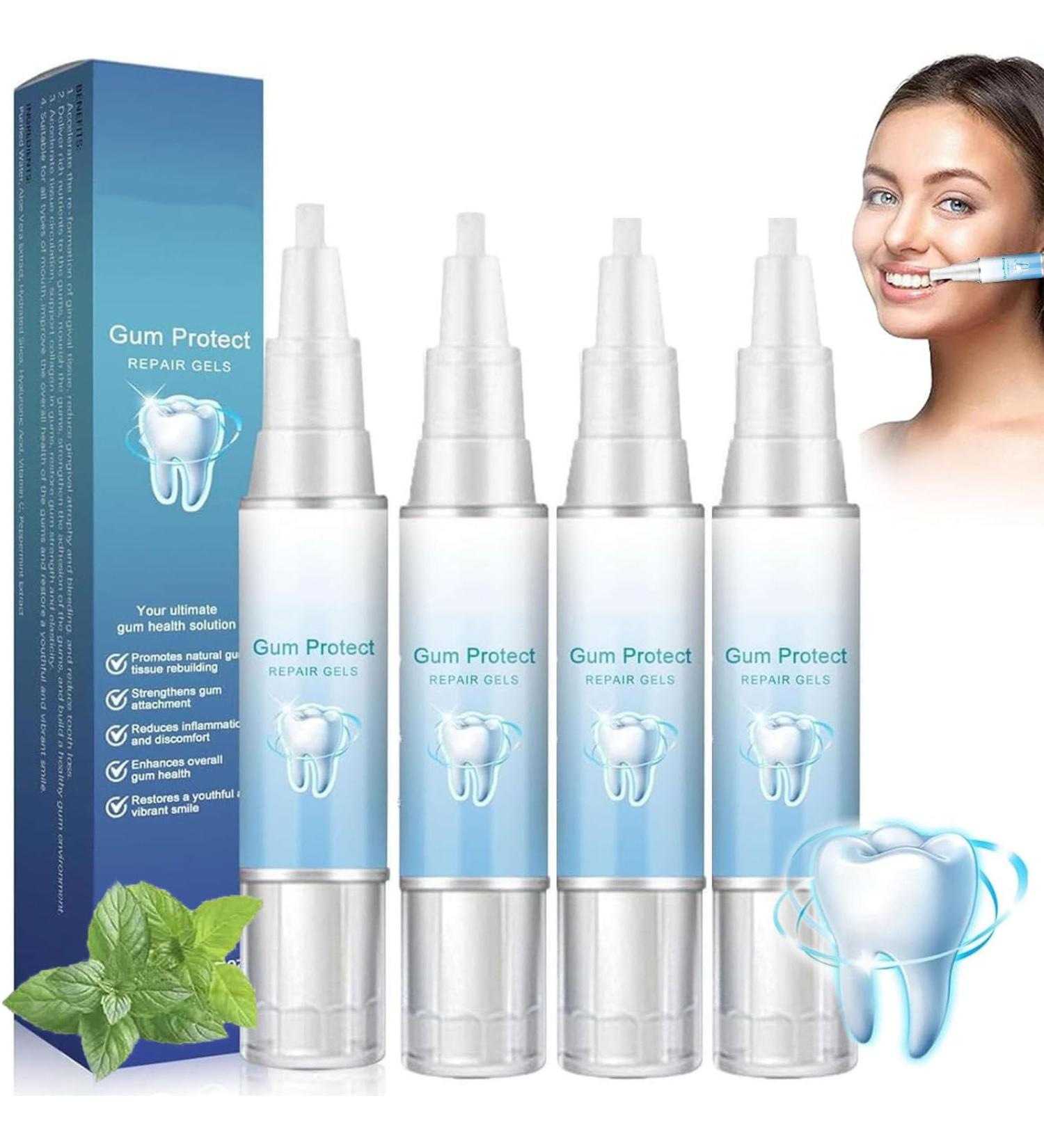 Lovilds Gums Therapy Gel - 4PCS Dental Gel for Gums Treatment & Teeth Whitening Essence - Buy Online on GoSupps.com