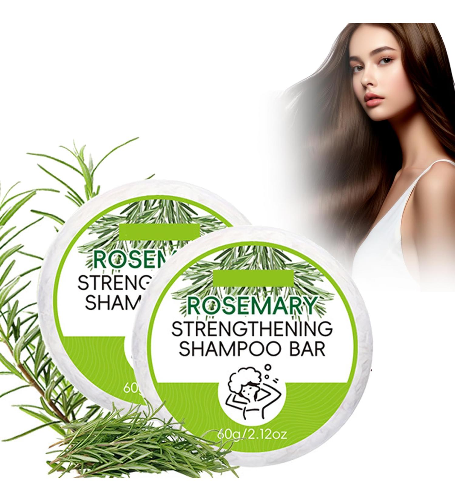 Shampoing Romarin pousse Cheveux Romarin Shampooing Solide Repousse Cheveux Antipelliculaire Cheveux Gras pour femmes hommes - Buy Online on GoSupps.com