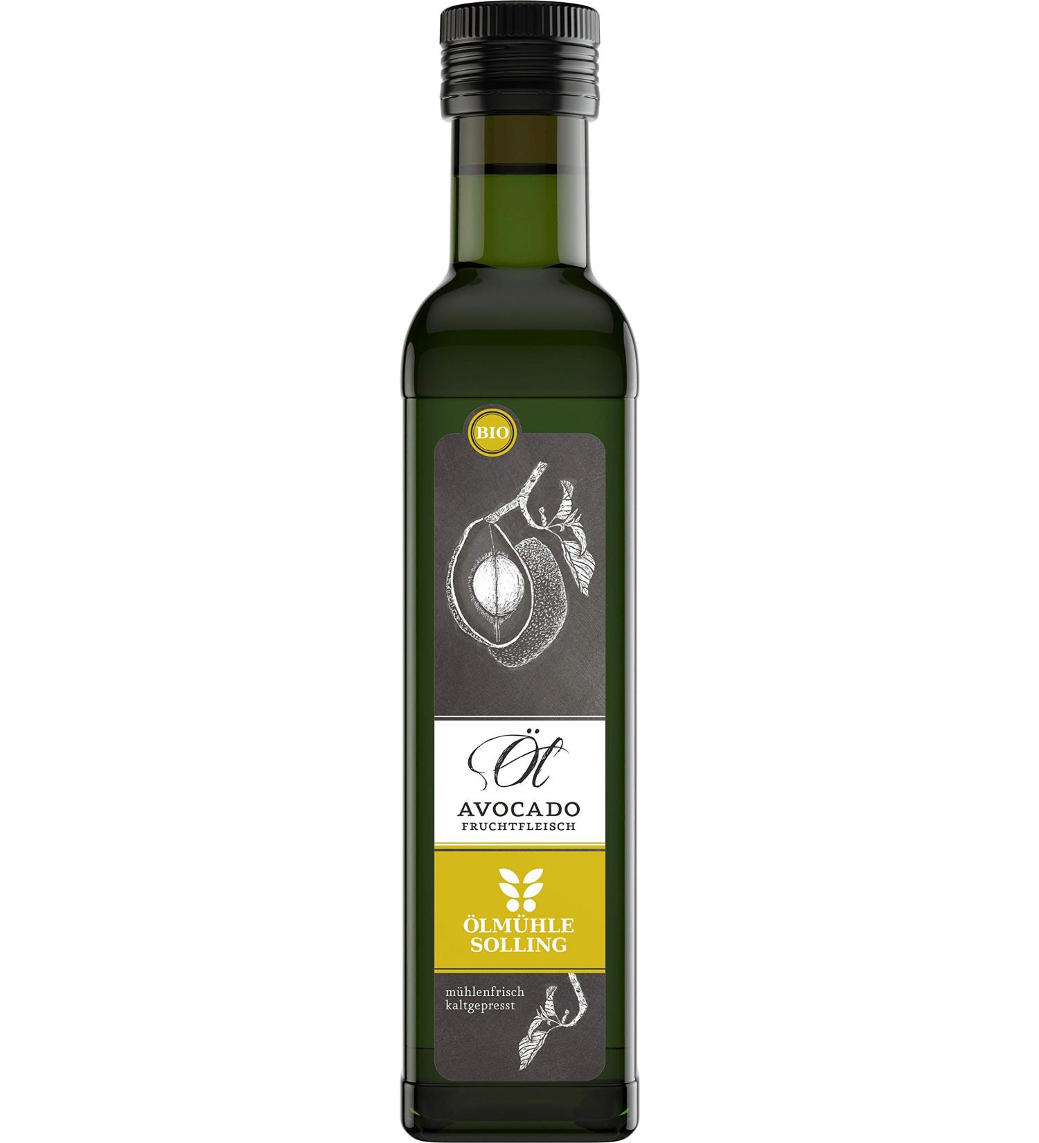  lm hle Solling Organic Avocado Oil from Pulp Virgin Cold Pressed 250ml International Shipping Available - Buy Online on GoSupps.com