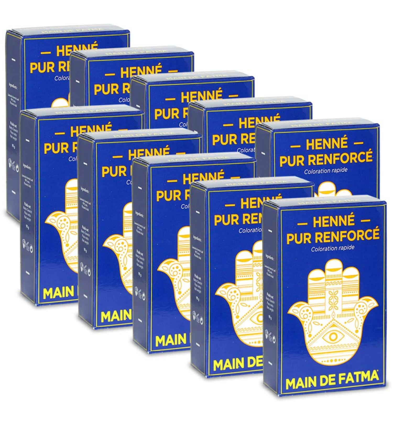 Hennedrog Henna Intensive Copper 10-Pack | Premium Quality Henna for Radiant Hair Color - International Shipping Available - Buy Online on GoSupps.com