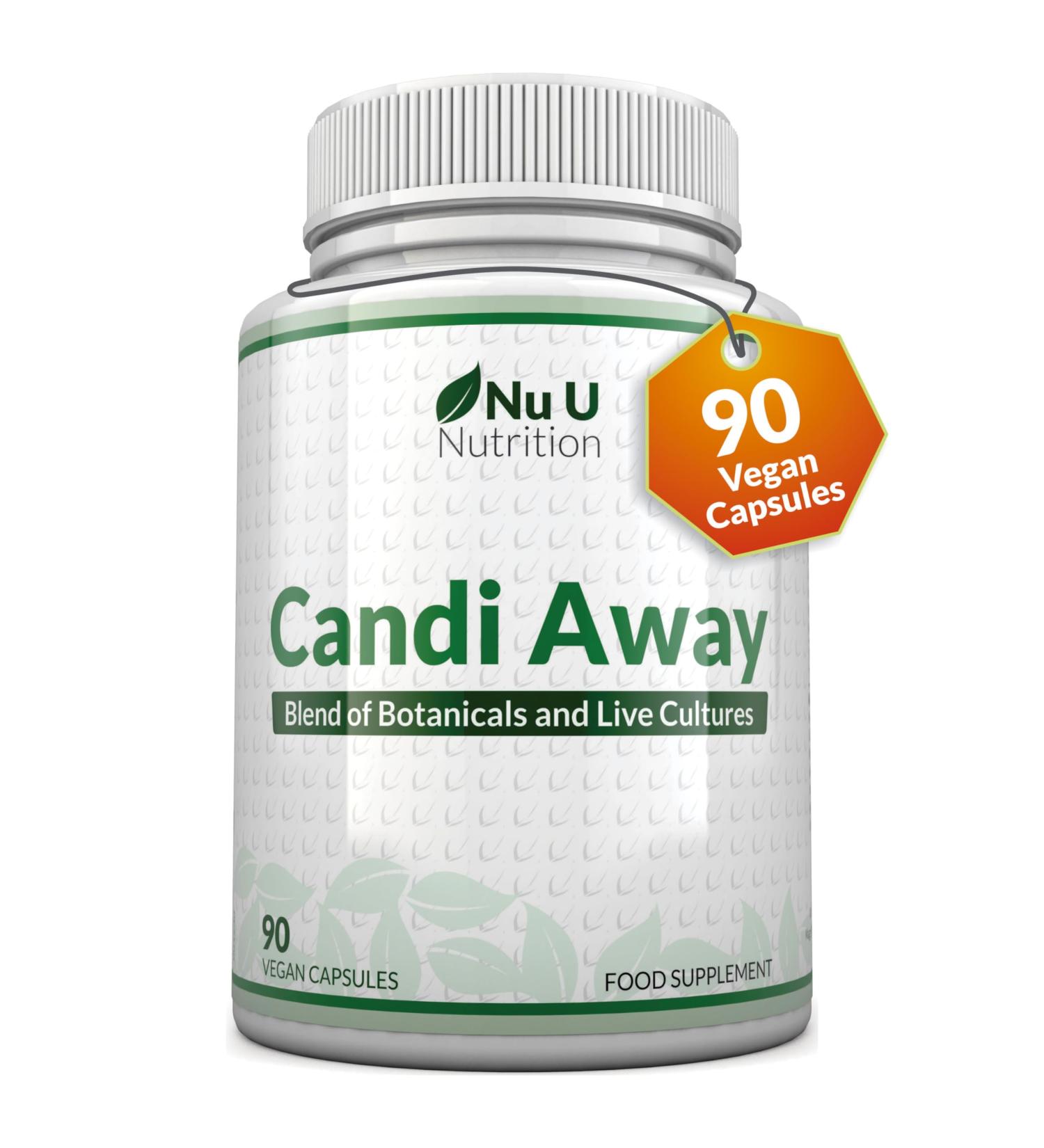 Natural Candida Cleanse & Yeast Support - 90 Vegan Capsules - 3 Month Supply with Caprylic Acid, Oregano & More - Buy Online on GoSupps.com