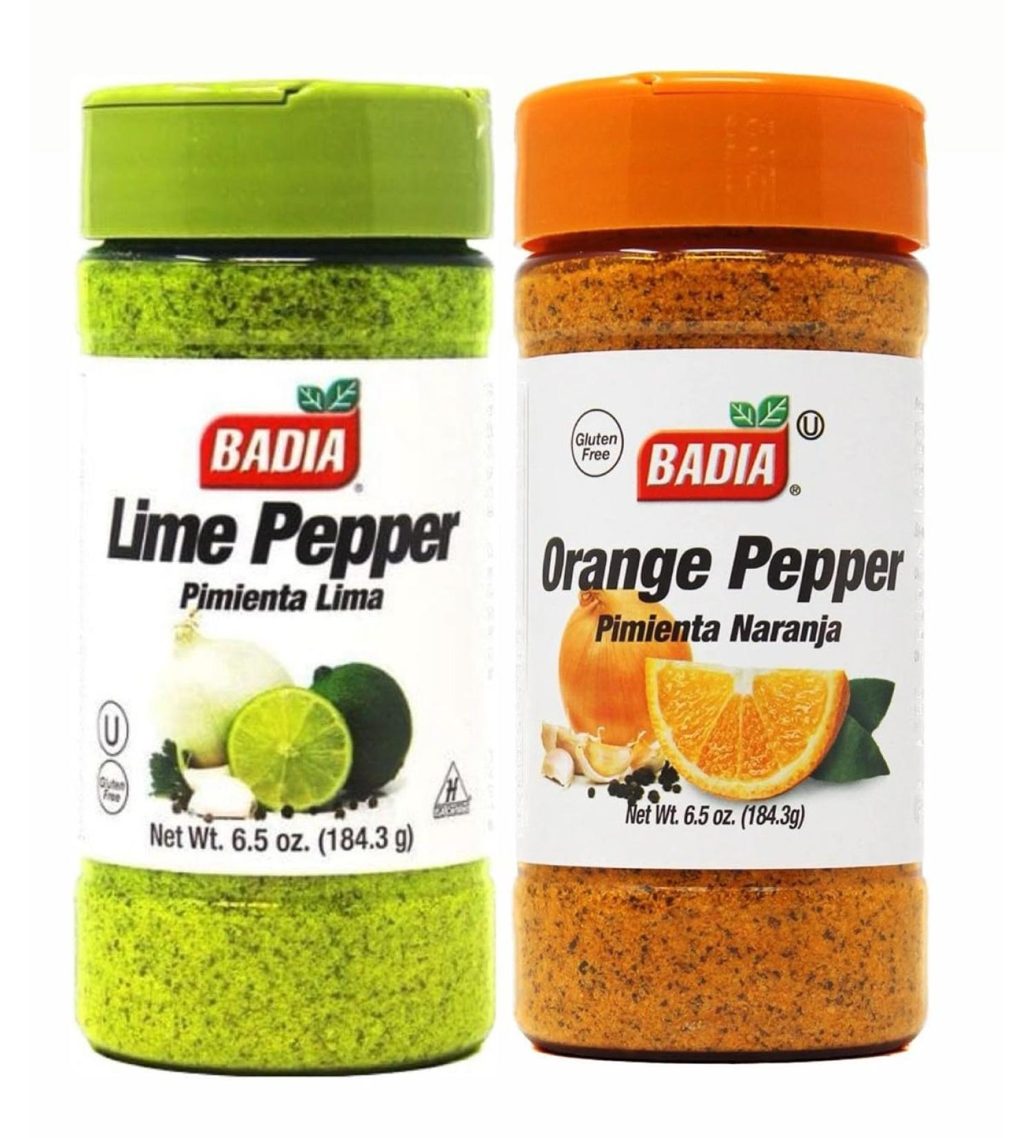 Badia Seasoning Combo Pack (Orange & Lime Pepper Seasoning 184.3g) - Buy Online on GoSupps.com