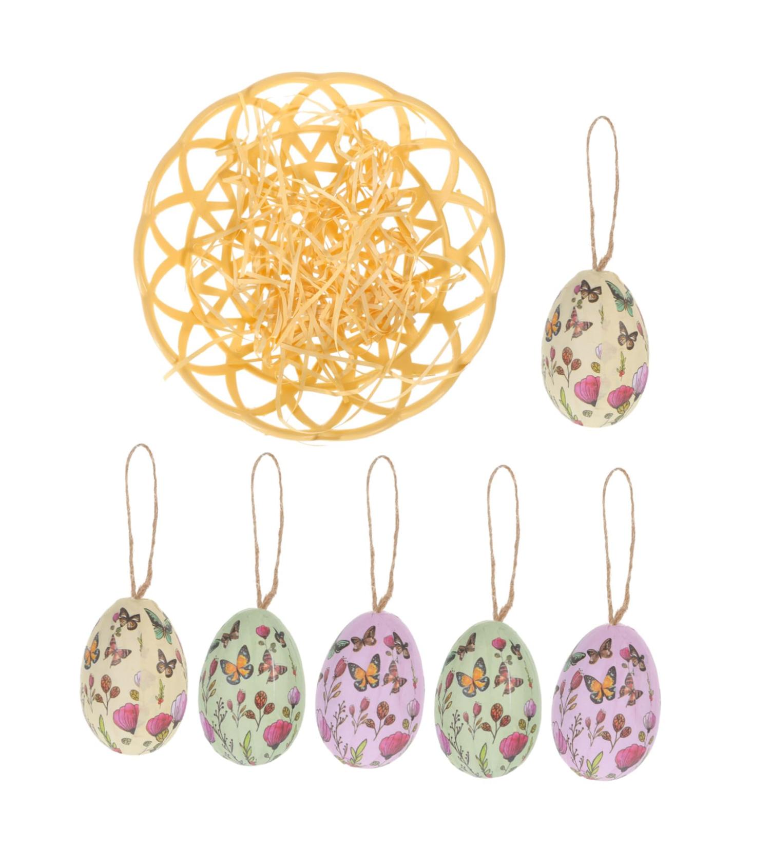 ABOOFAN 1 Set Easter Egg Decorations Festival Home Decor Easter Egg Decors Easter Accessory Ornaments Eggs Picture 3 15.00X15.00X3.00CM - Buy Online on GoSupps.com