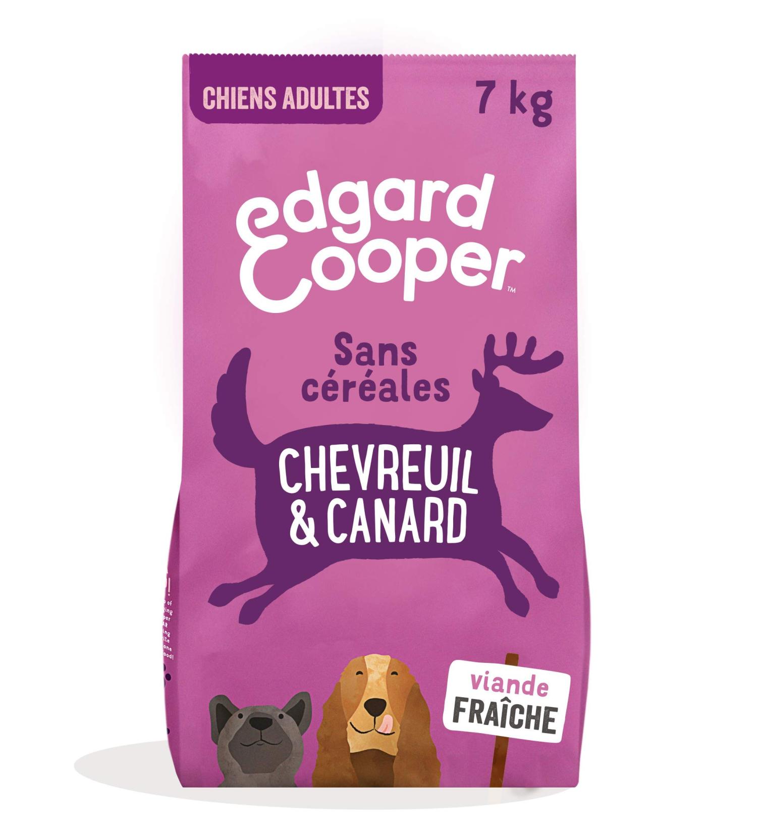 Edgard Cooper Dog Food (Venison & Duck 2.5kg) Grain Free Fresh Meat & Quality Protein Real Ingredients for Dogs Hypoallergenic No Added Sugars - Buy Online on GoSupps.com