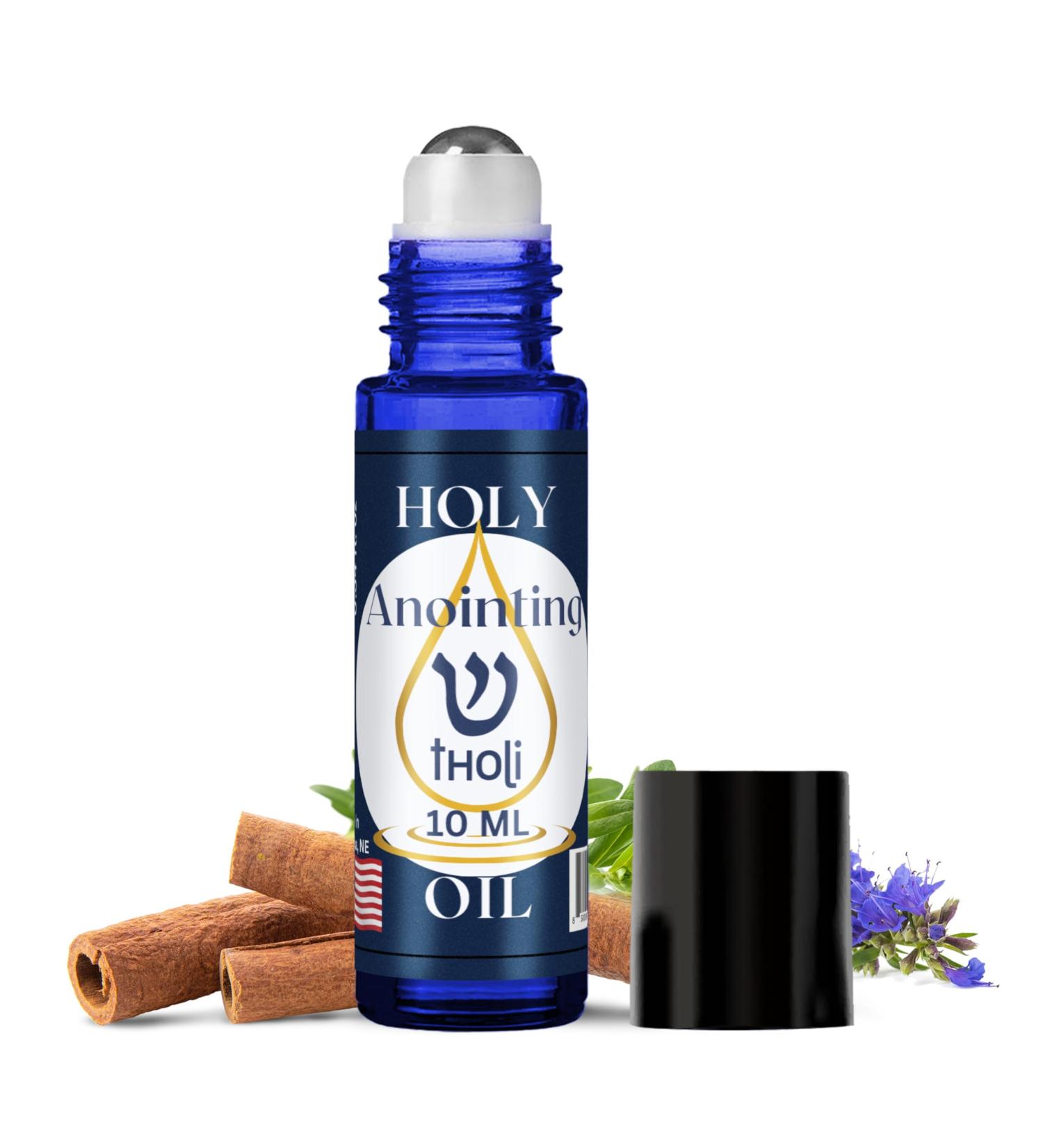Anointing Oil (Spikenard Hyssop Cassia Cinnamon Rosehip) Holy Oil for Prayer Ceremonies and Blessings (10mL Roller) Tholi Oil Blend 0.34 Fl Oz (Pack of 1) - Buy Online on GoSupps.com