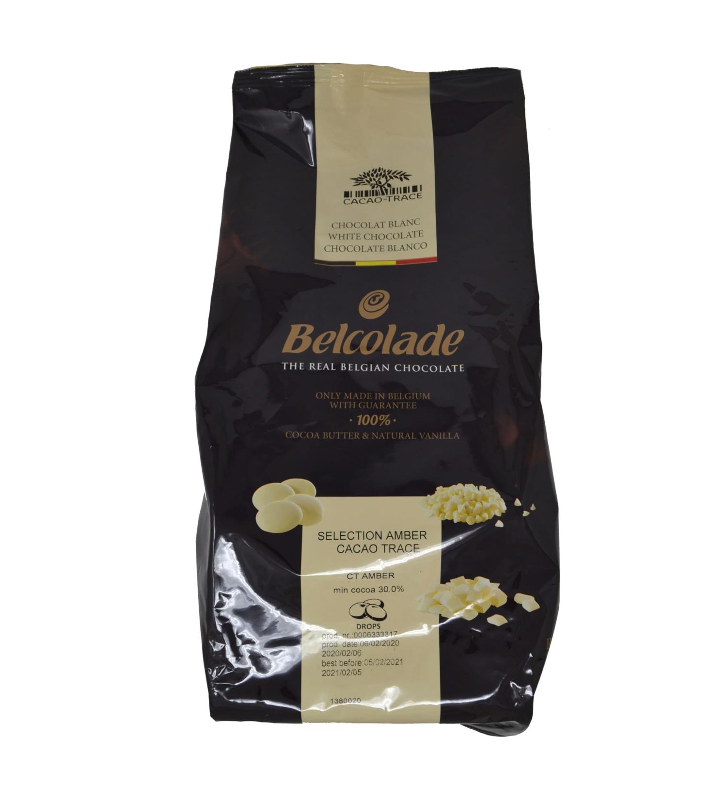 Belcolade Cacao Trace Amber Salted Butter Caramel White Chocolate 4kg