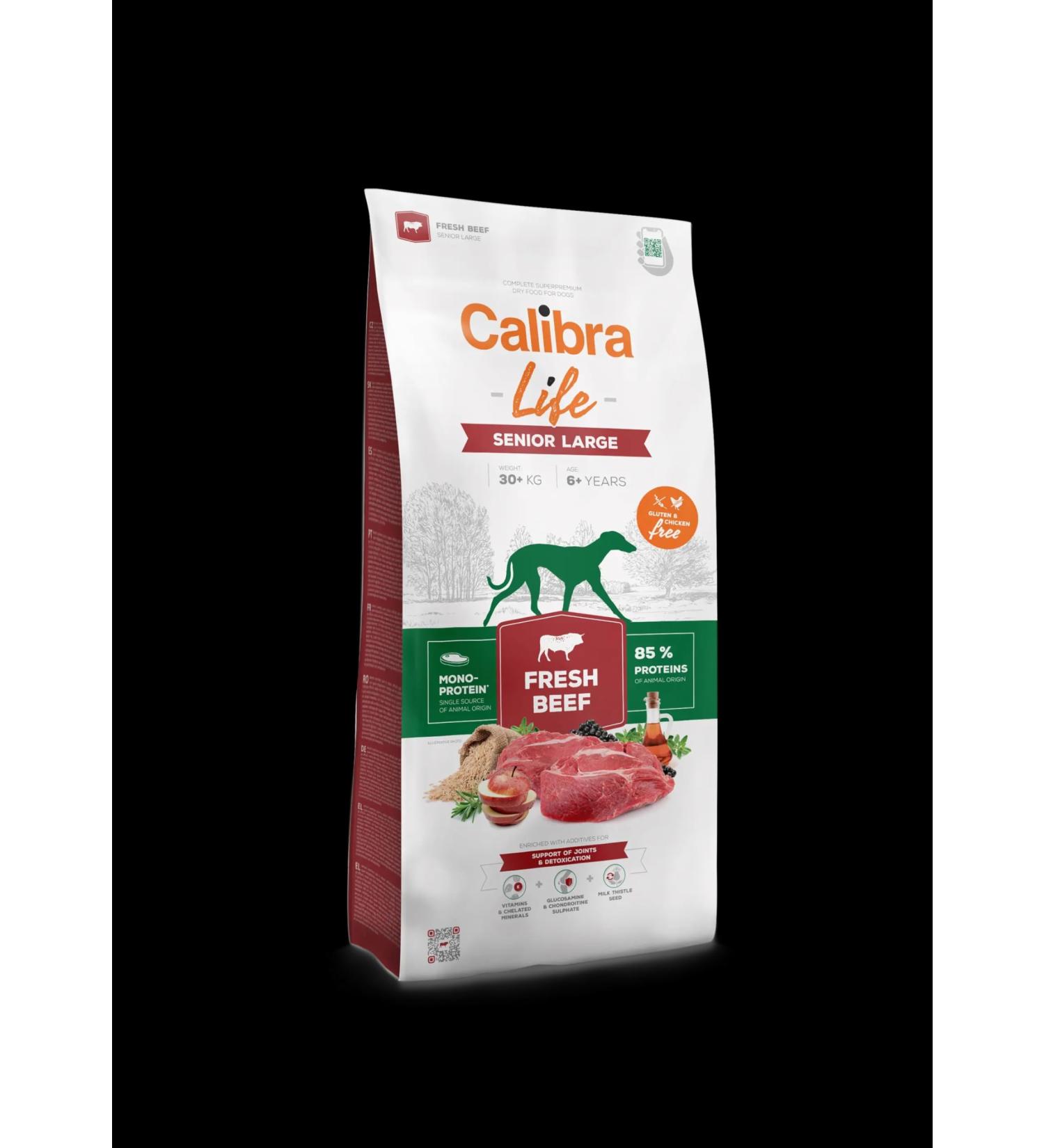 CALIBRA Dog Life Senior Large Fresh Beef 2,5 kg