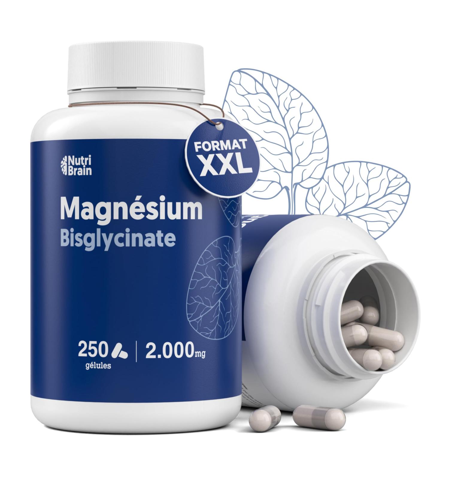 Magnesium Bisglycinate 2.000mg | MAX Absorption No Laxative Effects | Repairing Sleep & Energy Reduced Anxiety Bone & Muscle Support Concentration - Buy Online on GoSupps.com