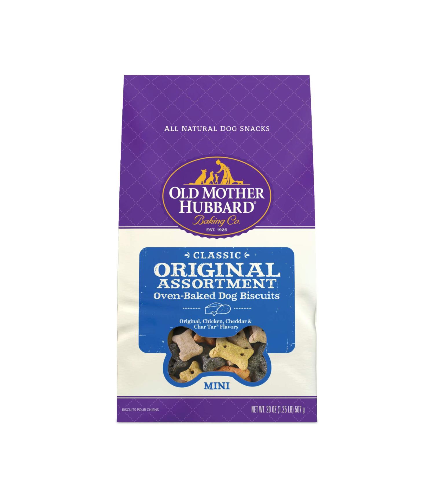 Old Mother Hubbard Classic Dog Treats - Original Assortment Mini Biscuits 20 oz - Buy Online on GoSupps.com