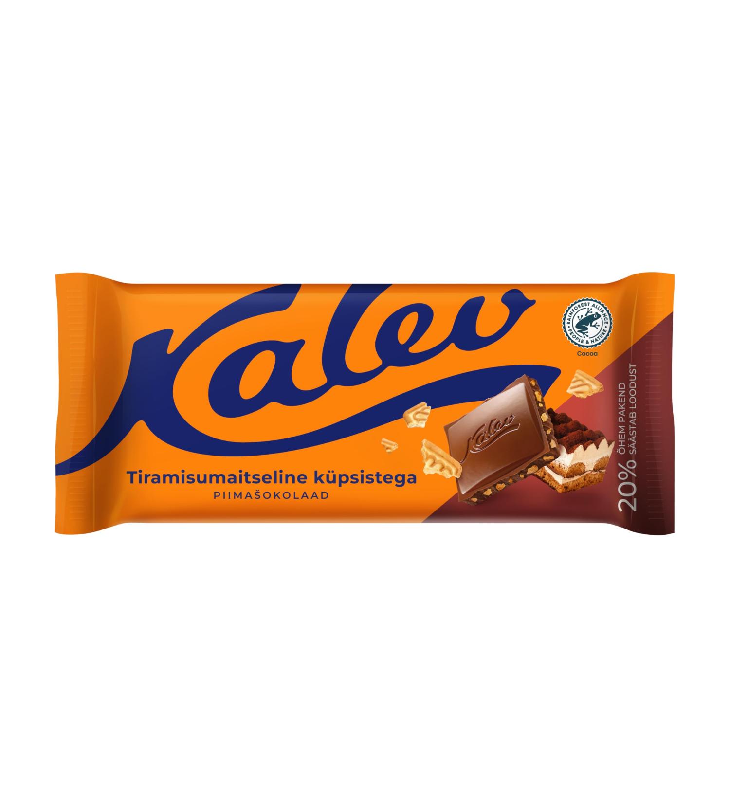 Kalev Kalev Tiramisu Milk Chocolate Flavored 100g
