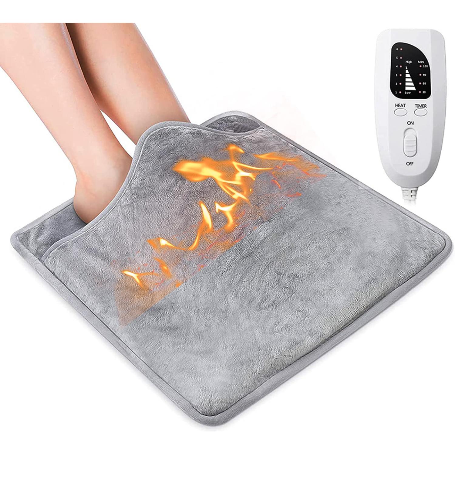 LJZLJZ Warm Shoes - Adjustable Winter Foot Warmer & Washable Home Heating Pad with Timer | 40-60 C 360 Locking Temperature | Buy Now! - Buy Online on GoSupps.com