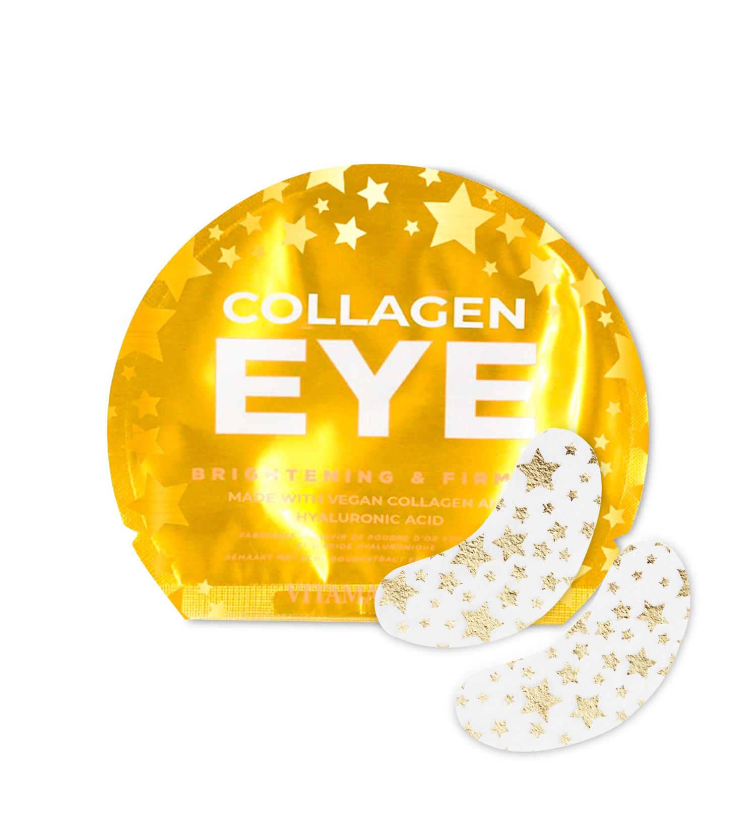Vitamasques Vegan Collagen Eye Pads 3-Pack - Firming & Brightening - Vegan & Cruelty-Free Anti Aging Under Eye Mask - Buy Online on GoSupps.com