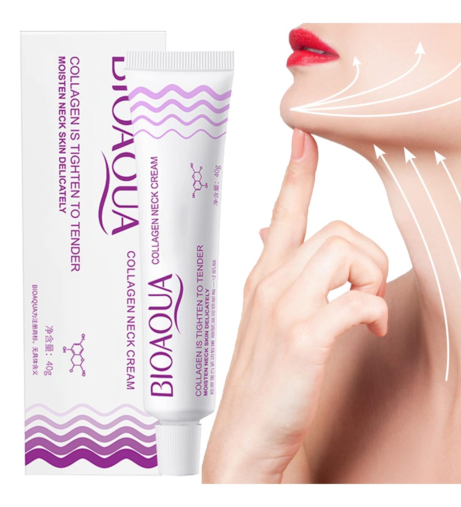 Hydrolyzed Collagen Neck Cream | Anti-Aging & Firming Formula for Beautiful Swan Neck | Reduce Wrinkles & Tighten Skin | Neck Beauty Cream - Buy Online on GoSupps.com