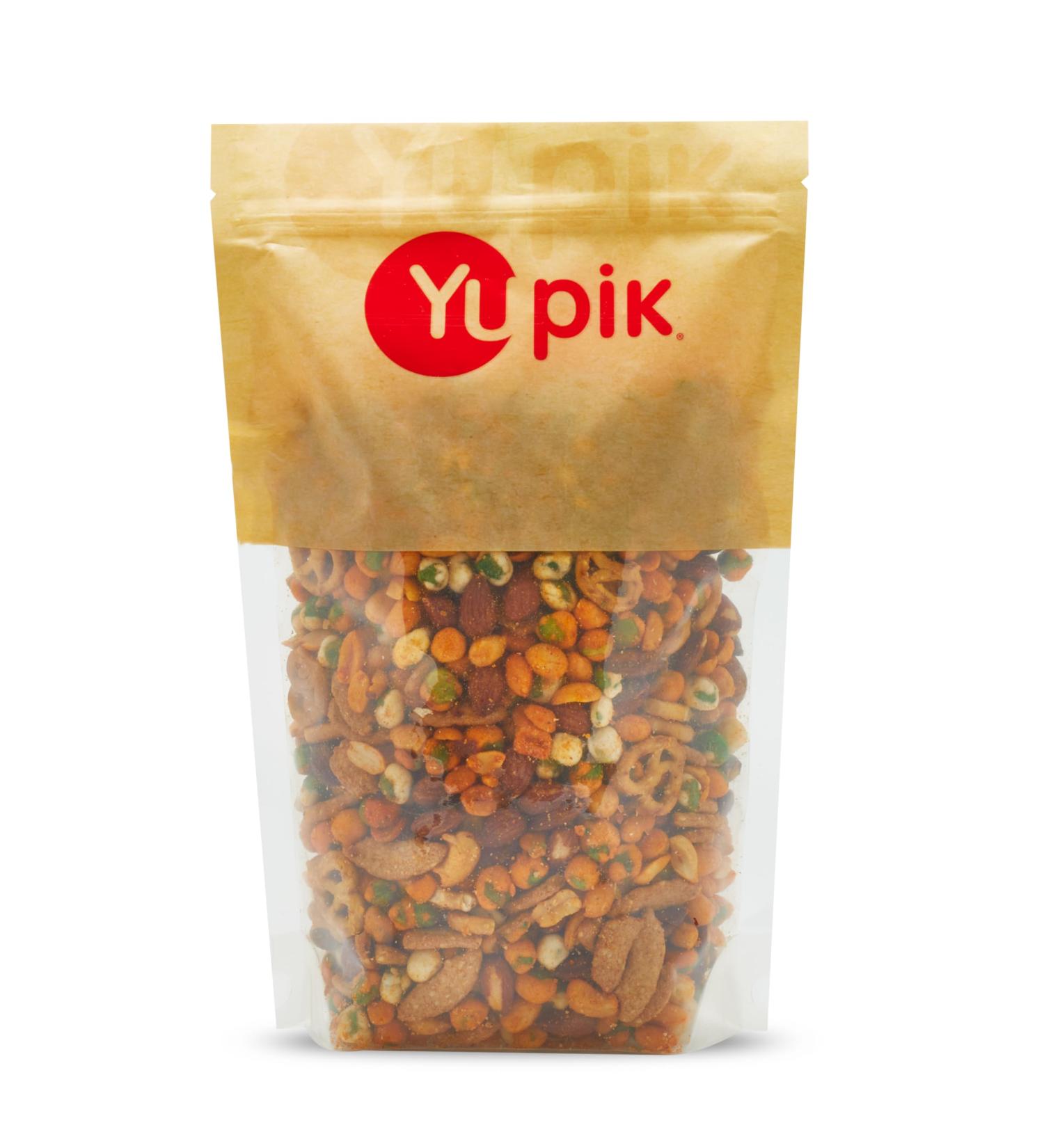 Yupik Sriracha Mix 1 kg 6 Count Savory Crunchy Snack Spicy Blend BBQ Trail Mix Protein Snacks Cashews Wasabi Peas Pretzels Game Night & Party Snack 1 count (Pack of 6) - Buy Online on GoSupps.com