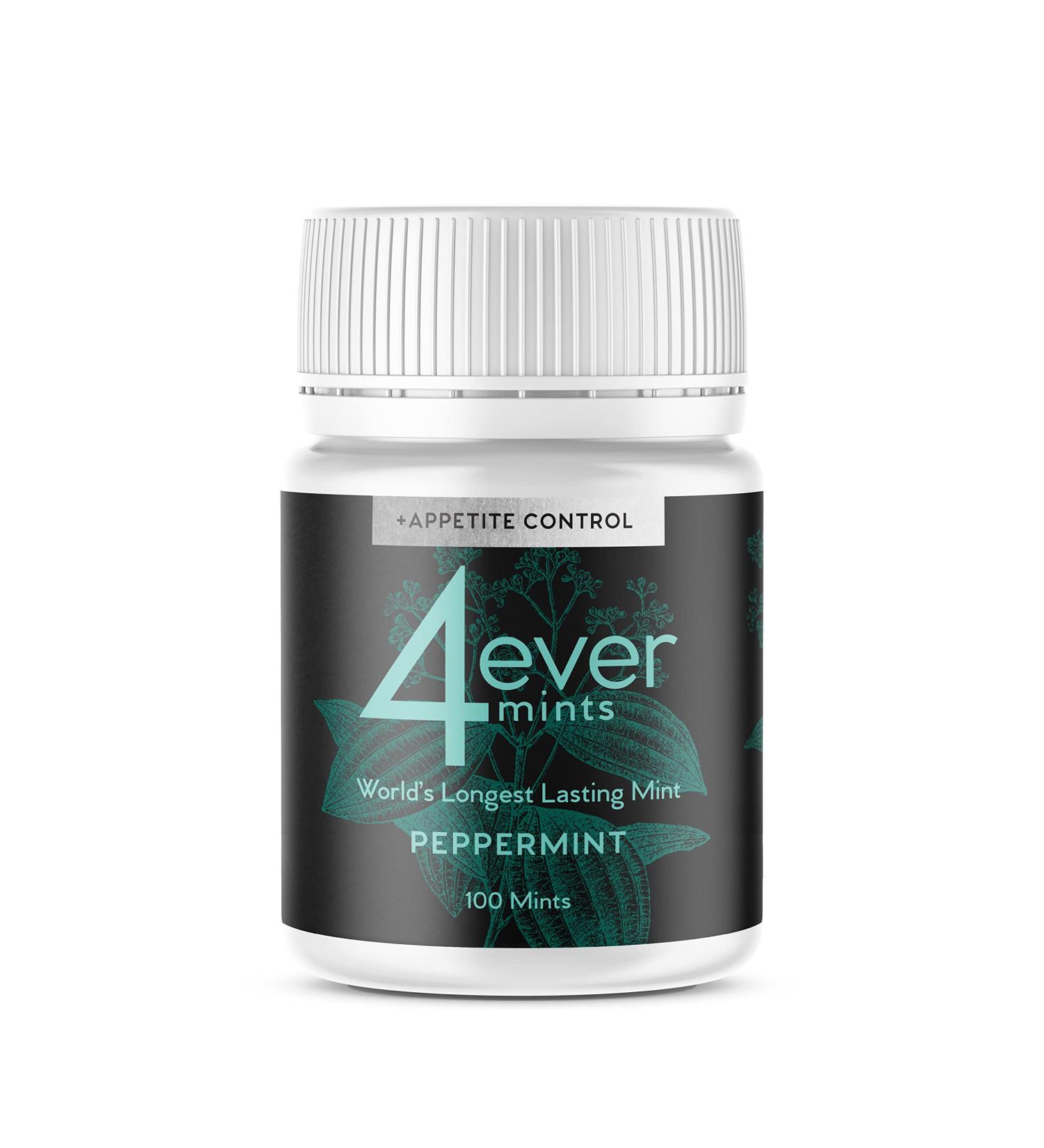 4everMint + Appetite Control: The World's First Time-Release Appetite Suppressant (100 Tablets)