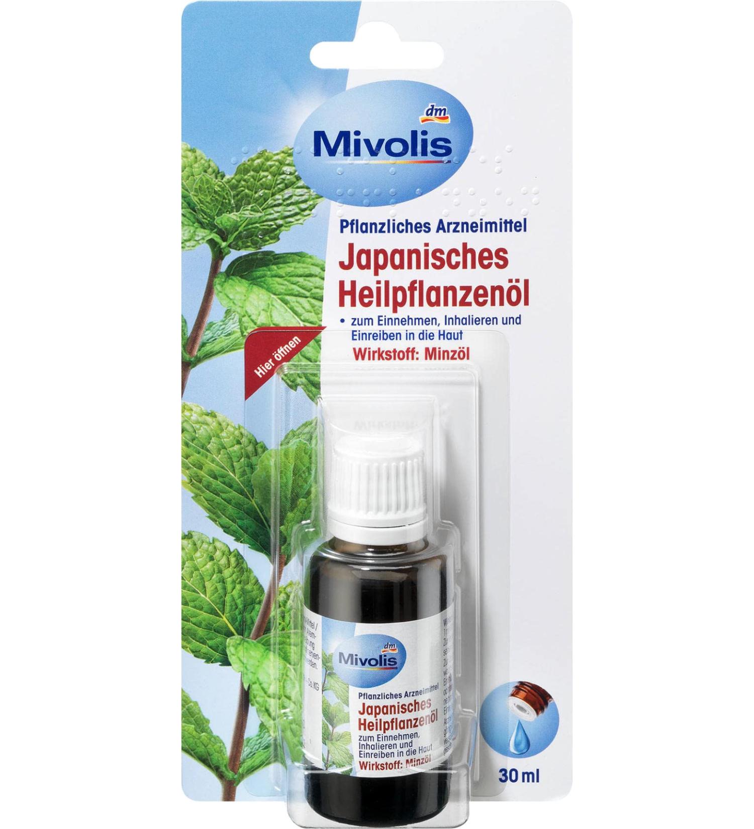 Japanese Mint Oil (Mivolis) - 30ml Healing Herbal Oil | International Shipping Available - Buy Online on GoSupps.com