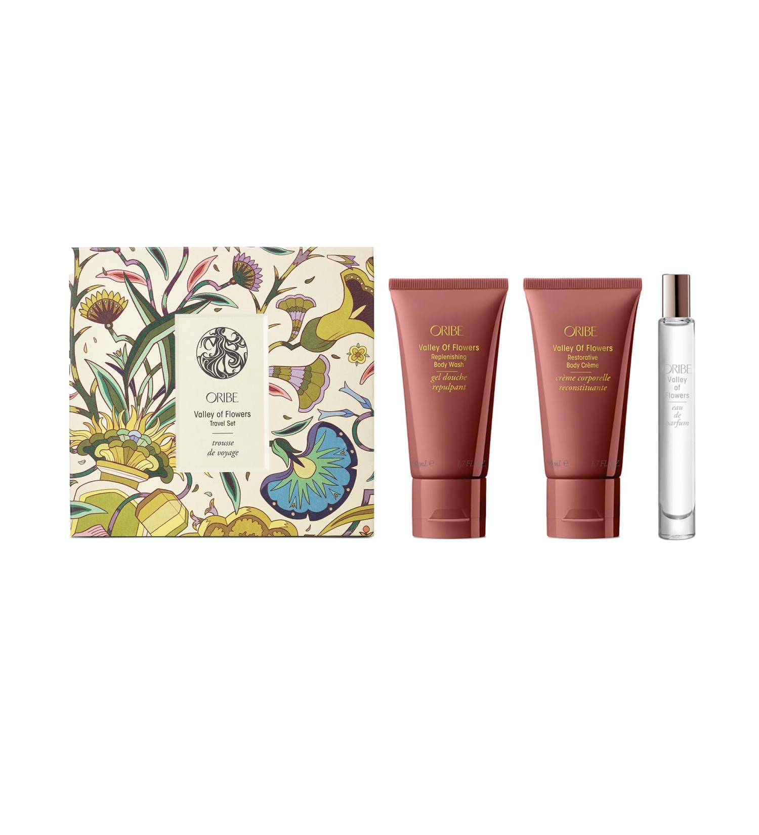 ORIBE Restorative Body Cr me Valley of Flowers Travel Set - Luxury Skincare for All Skin Types | Free International Shipping - Buy Online on GoSupps.com