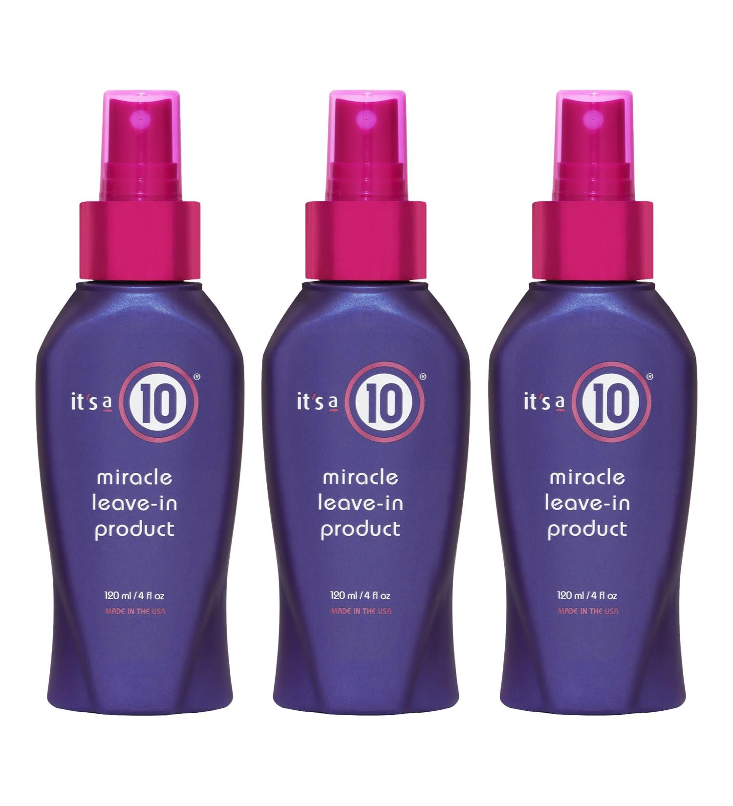 It's a 10 Haircare Miracle Leave-In 4 fl. oz - Pack of 3 - Buy Online on GoSupps.com