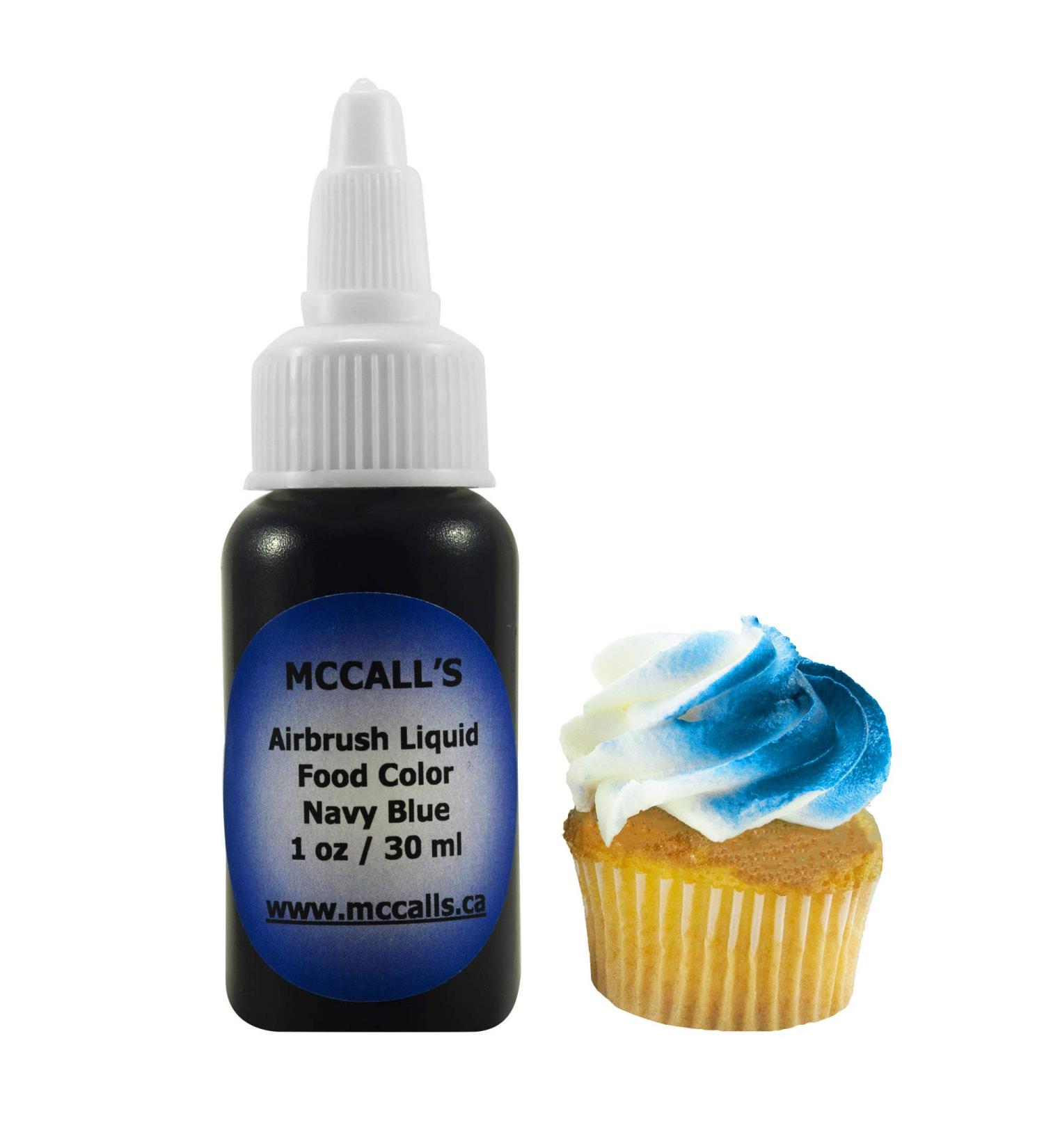 McCall's Airbrush Liquid Food Colour Navy Blue - 30 ml (1 oz)