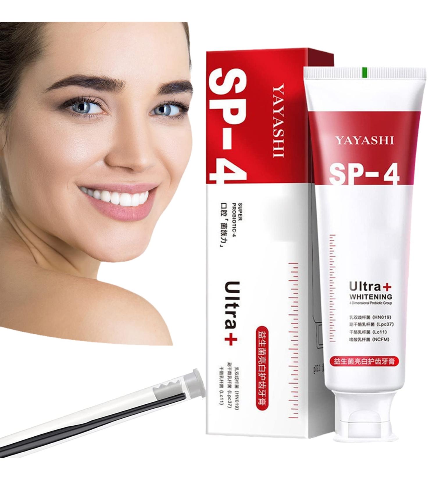 Yiliku SP-4 Probiotic Toothpaste | Yayashi SP-4 Brightening Fresh Breath Whitening Toothpaste (Red) - Buy Online on GoSupps.com