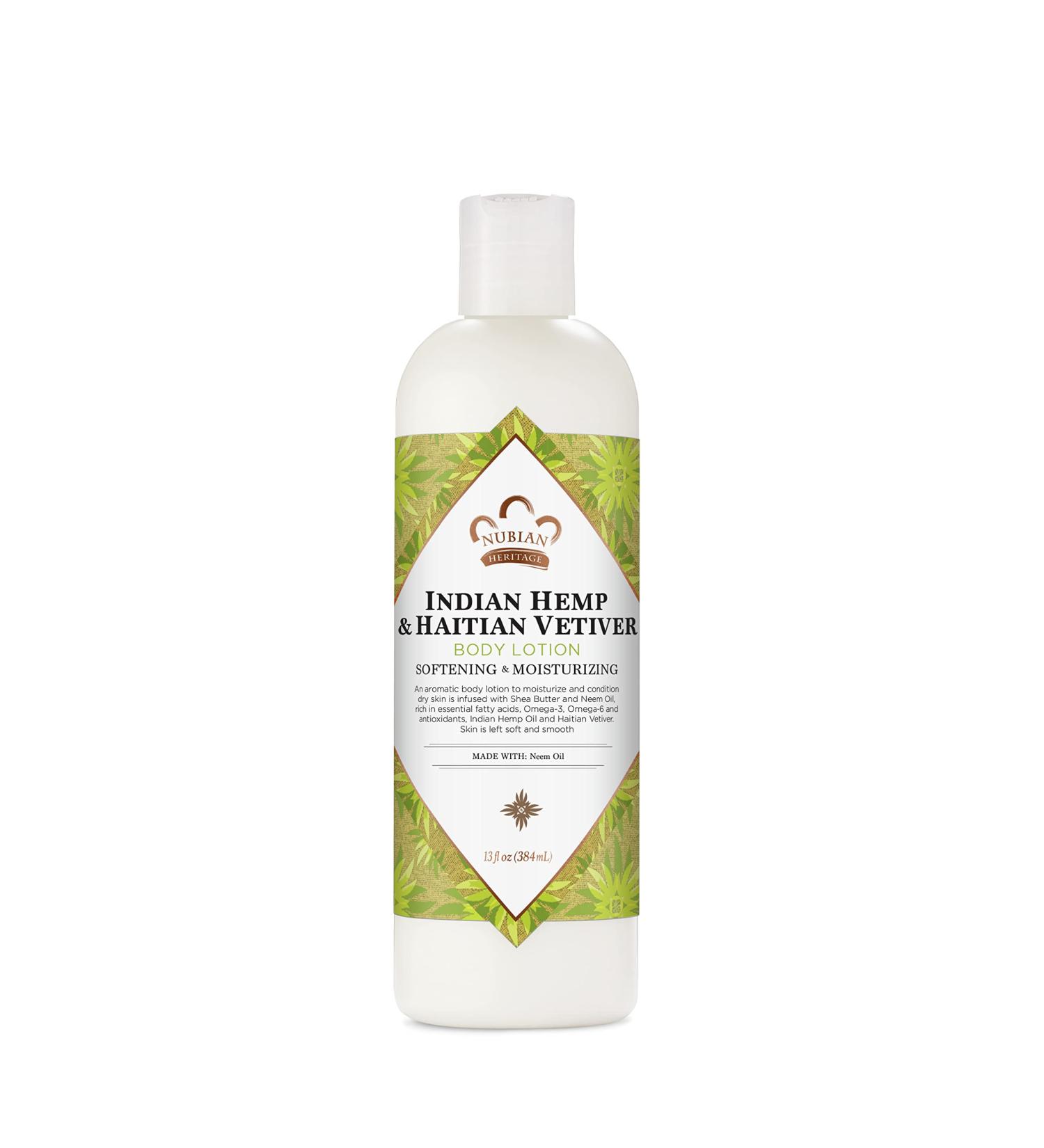 Nubian Heritage Indian Hemp & Haitian Vetiver Body Lotion - 13 oz (Pack of 1) - Buy Online on GoSupps.com