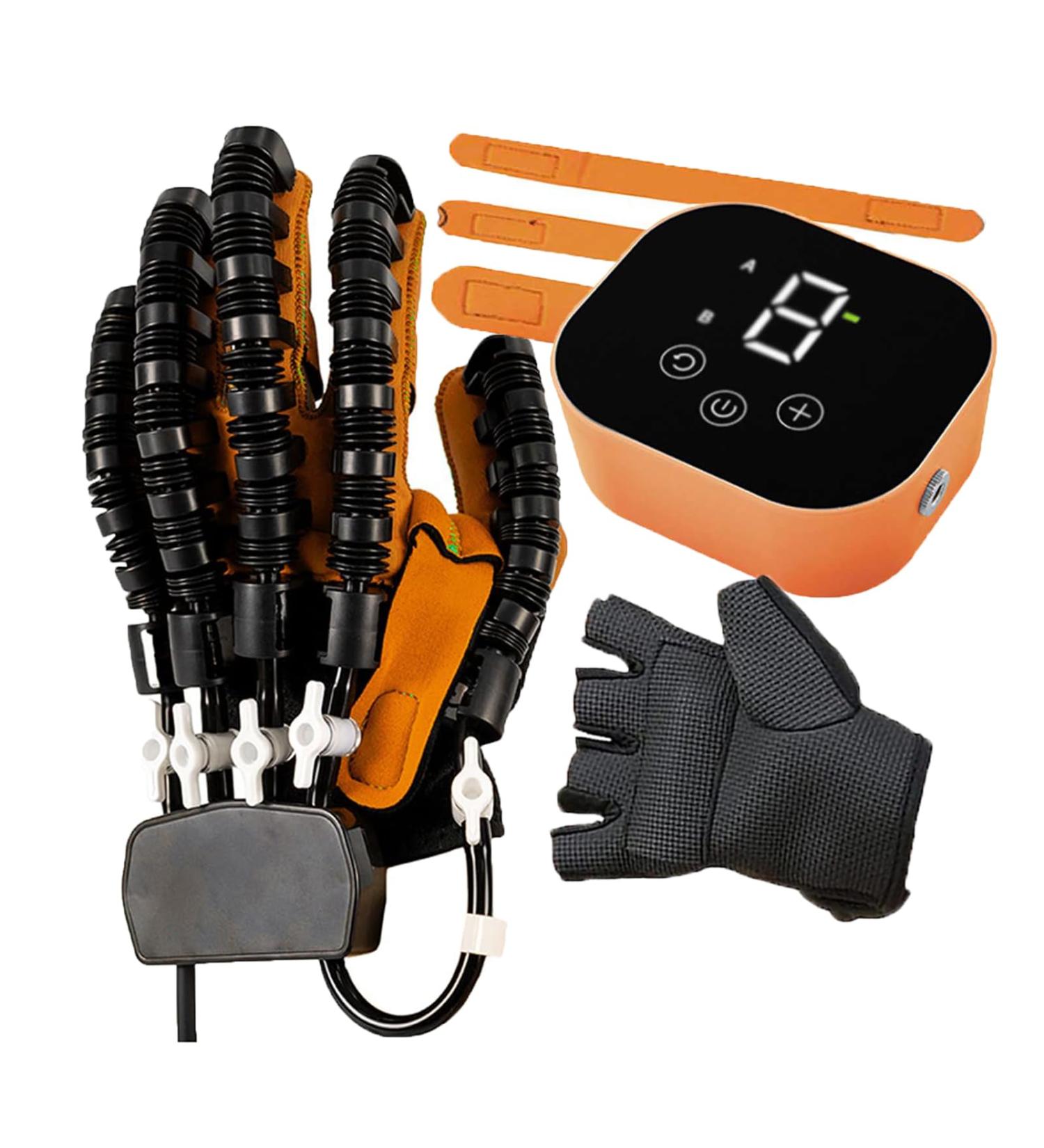 Hand Rehabilitation Robot Gloves Stroke Recovery Equipment Adjustable Strength Rechargeable Finger Rehab Trainer for Hemiplegia Arthritis Dysfunction Recovery Left Hand X-Large - Buy Online on GoSupps.com