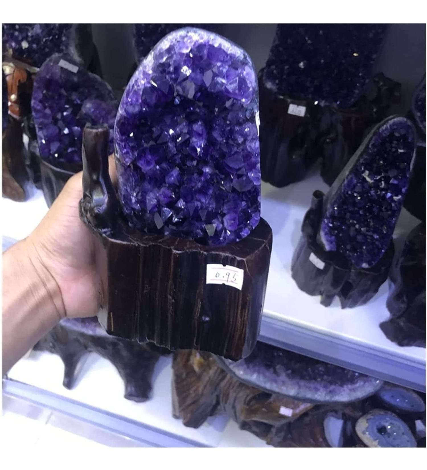 Minerals Stones Uruguay Natural Amethyst Quartz Crystal Cavity Crystal Stones Decoration Stone Mineral Specimen - Buy Online on GoSupps.com