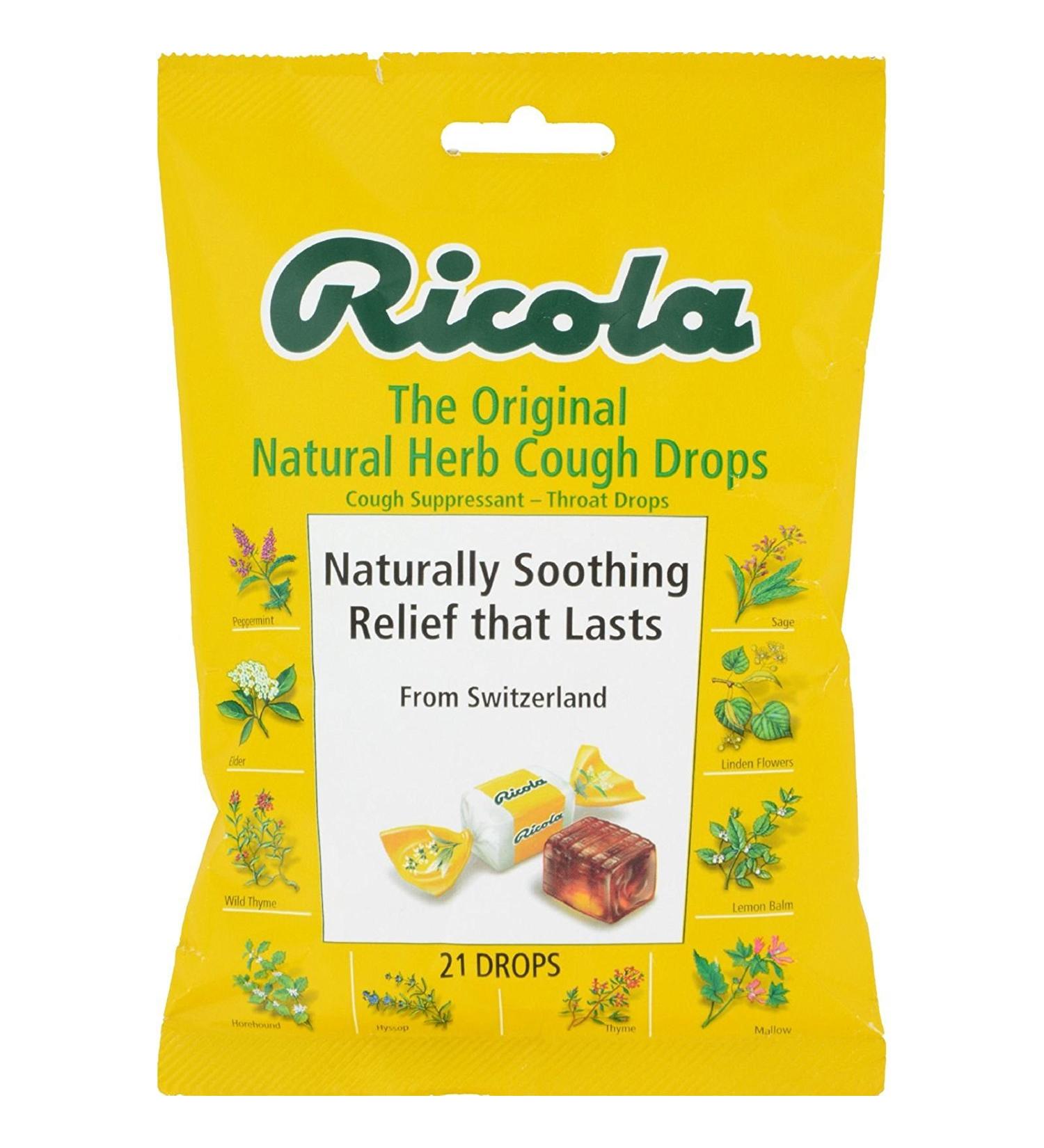 Ricola Original Herb Cough & Throat Drops 21 ct
