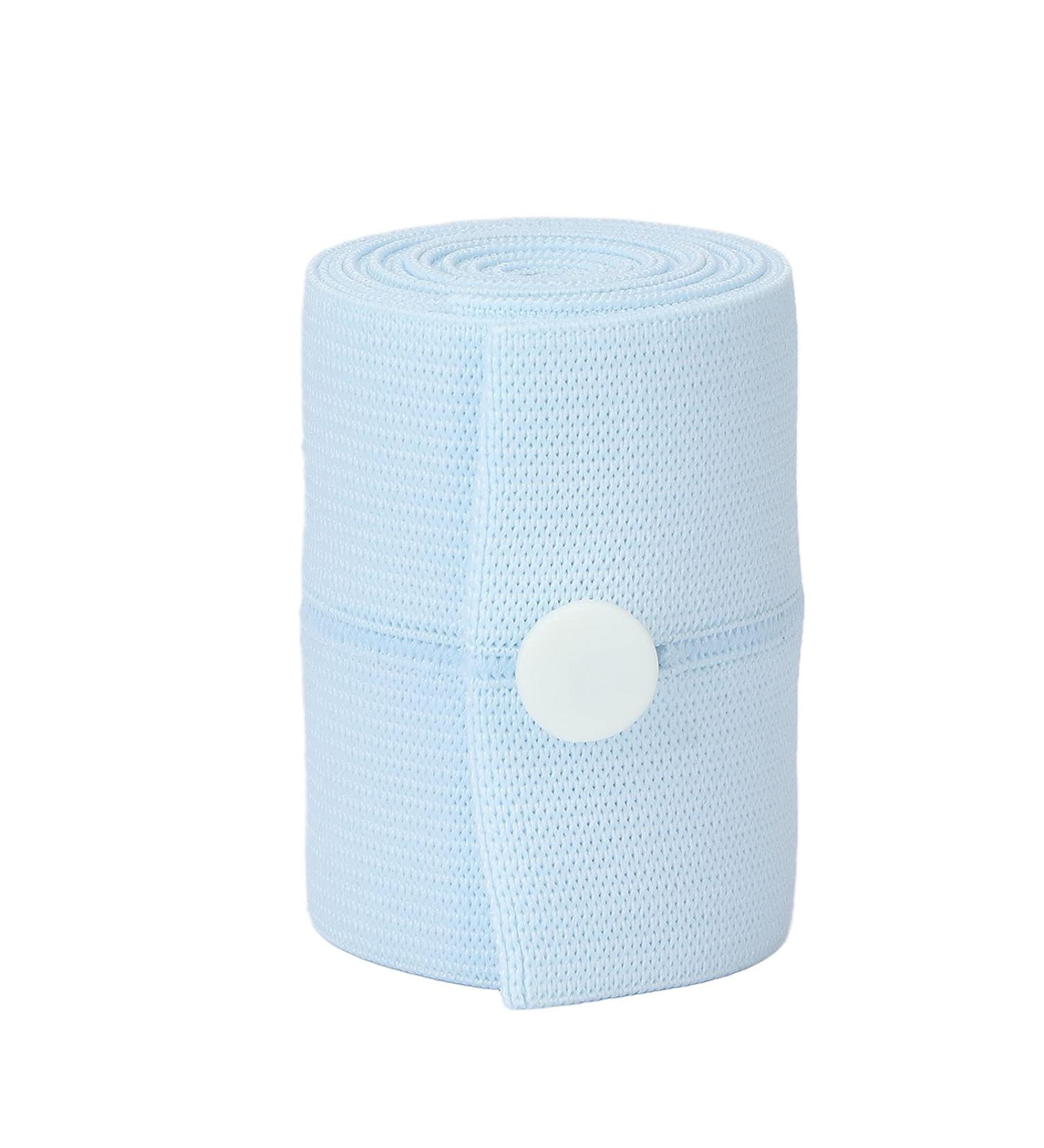 Milltrip Self Adherent Cohesive Wrap Bandages - Reusable Elastic Sports Compression Bandage Rolls for Wrist & Ankle - Blue - Buy Online on GoSupps.com