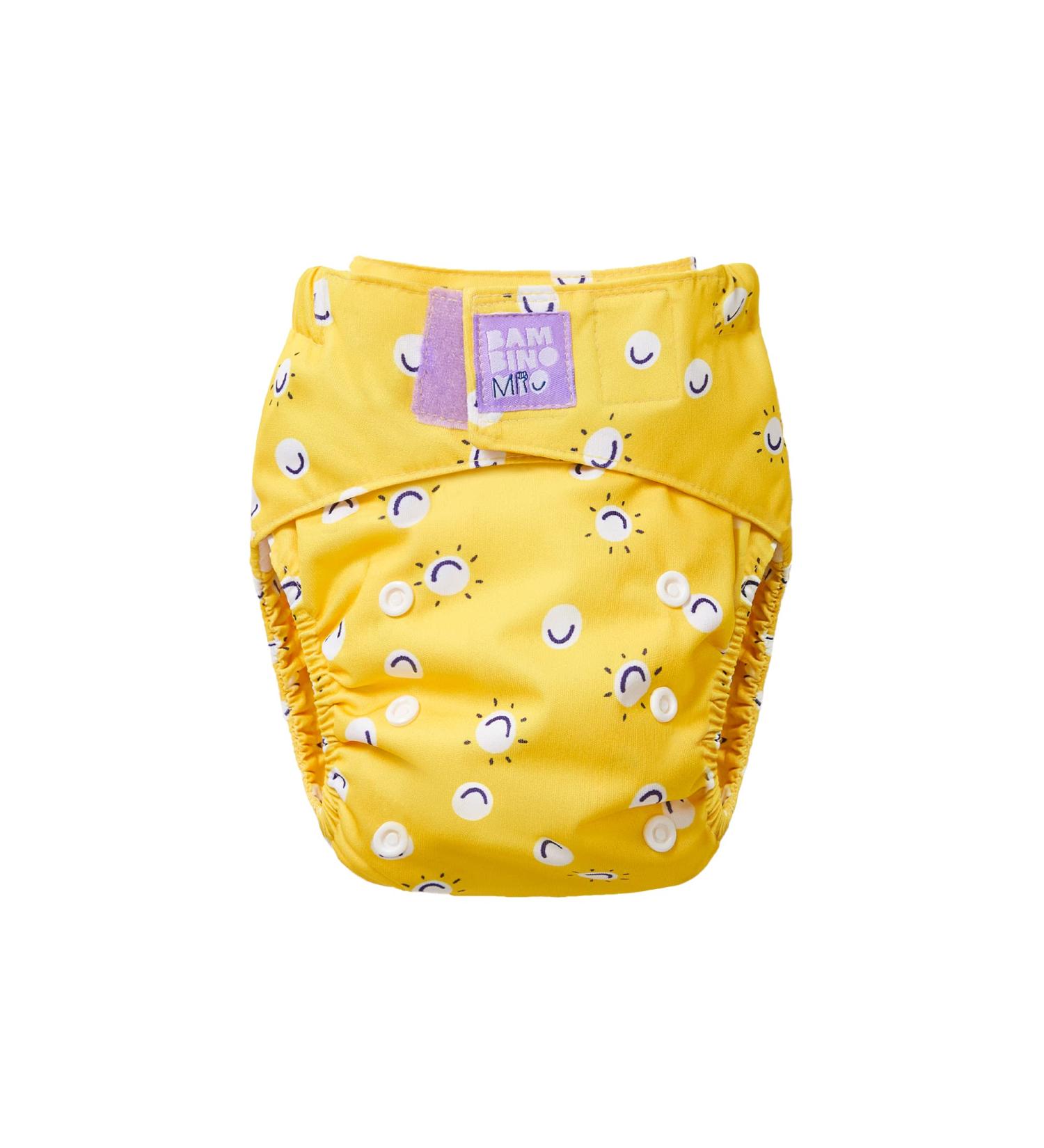 Bambino Mio Sustainable Reusable Nappy for Newborn to Toddler - Chemical-Free Eco Option (Smile) - Buy Online on GoSupps.com