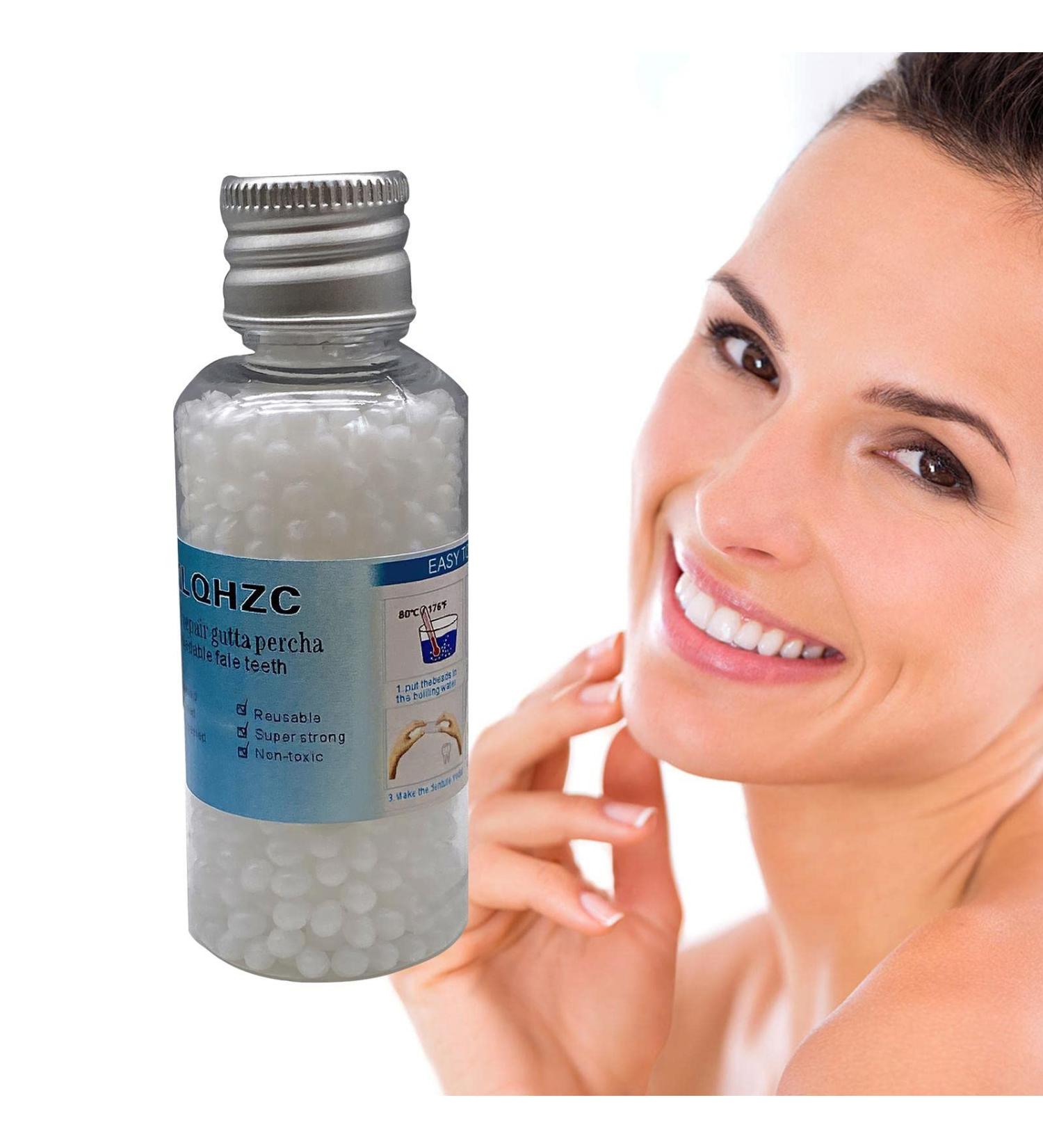 Lingjiong Dental Repair Set - Temporary Cavity Filler for Light Dentures | Ideal for Cosplay Proms & Halloween - 15ml - Buy Online on GoSupps.com