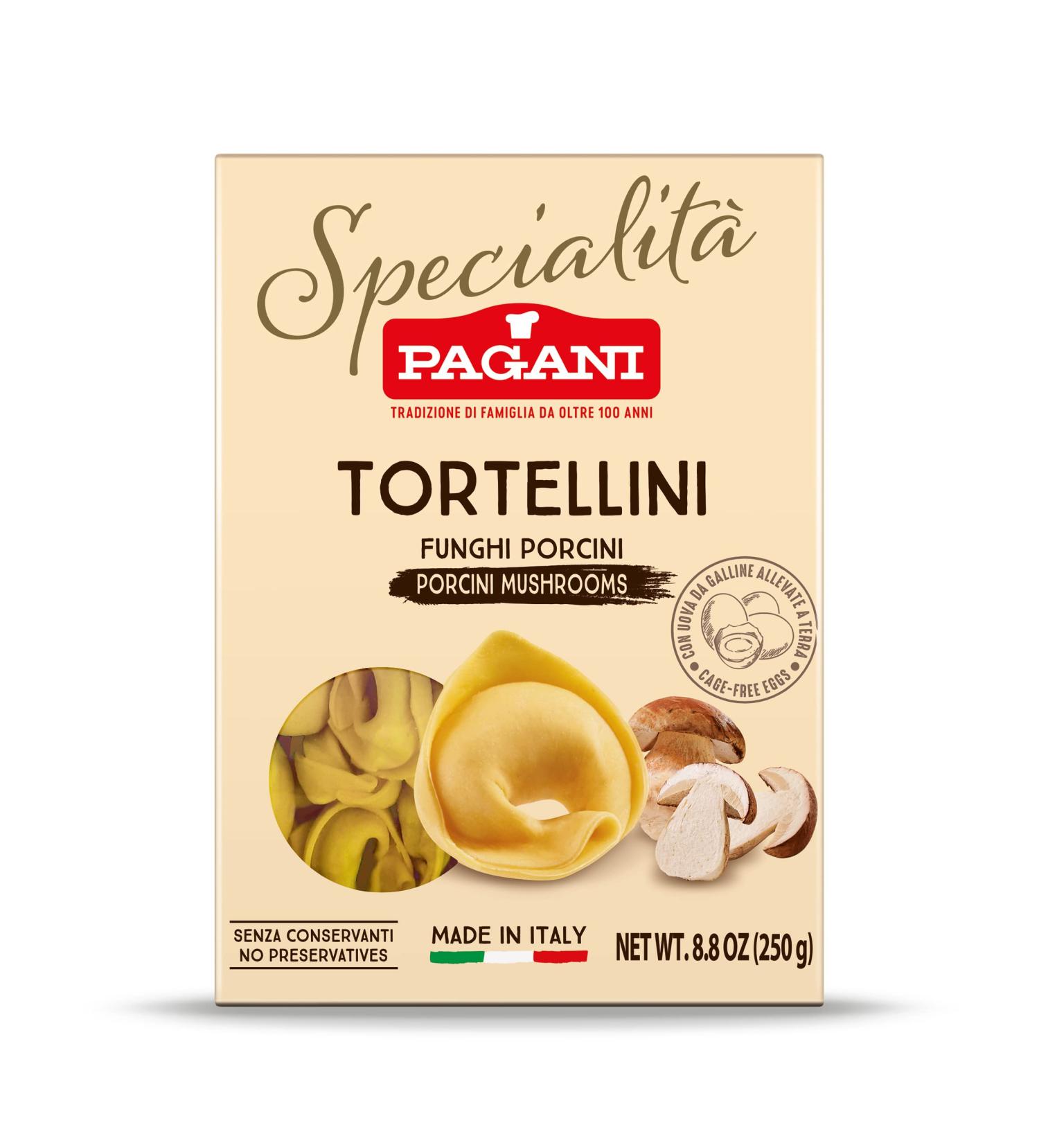 Pagani Cheese & Mushroom Tortellini 8.5 oz - Pack of 8 - Buy Online on GoSupps.com