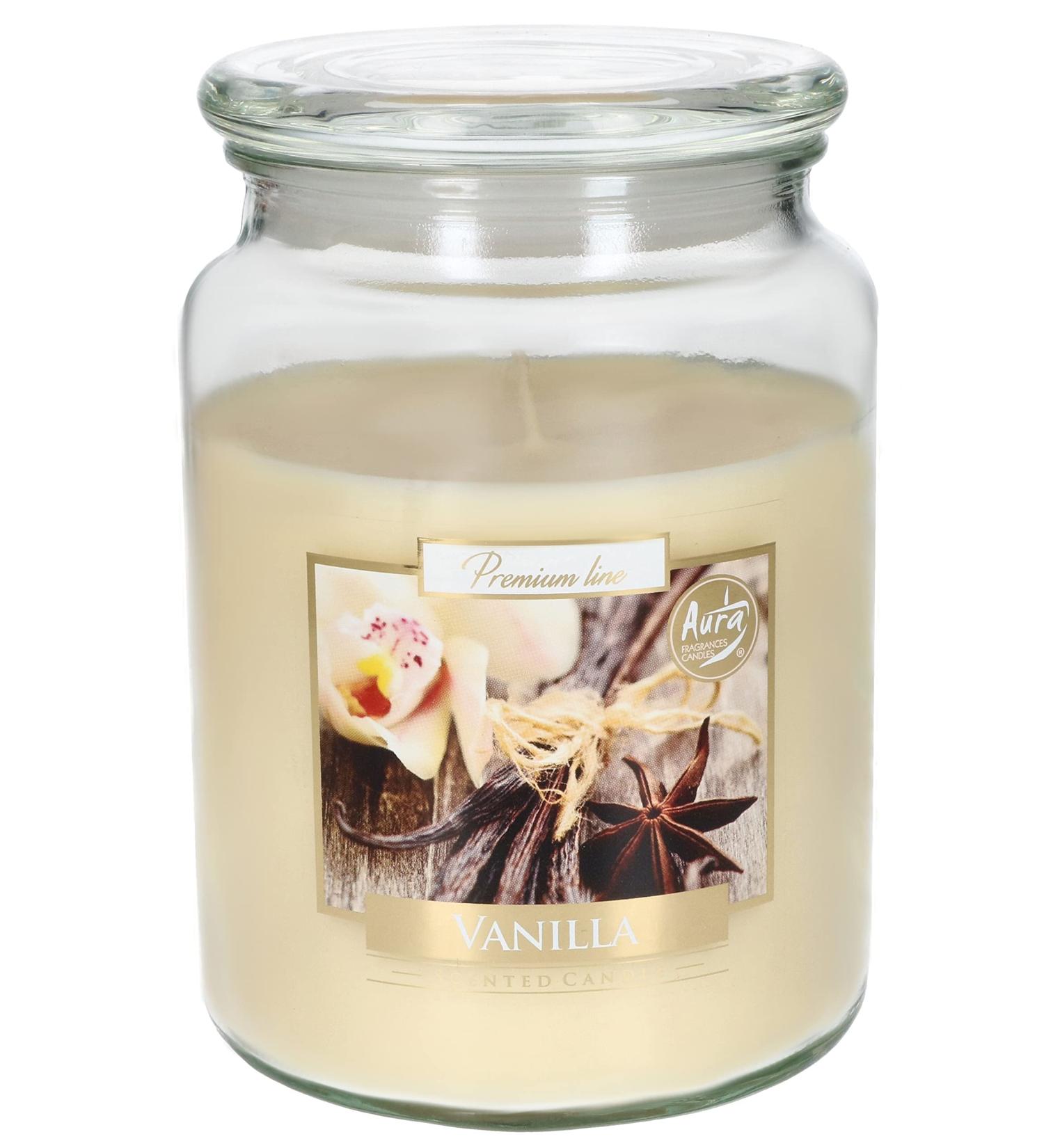 Kotarbau Large Vanilla Fragrance Candle in Glass with Lid | Aromatherapy Gift Idea | 100 Hour Burn Time | Decorative Scented Candle - Buy Online on GoSupps.com