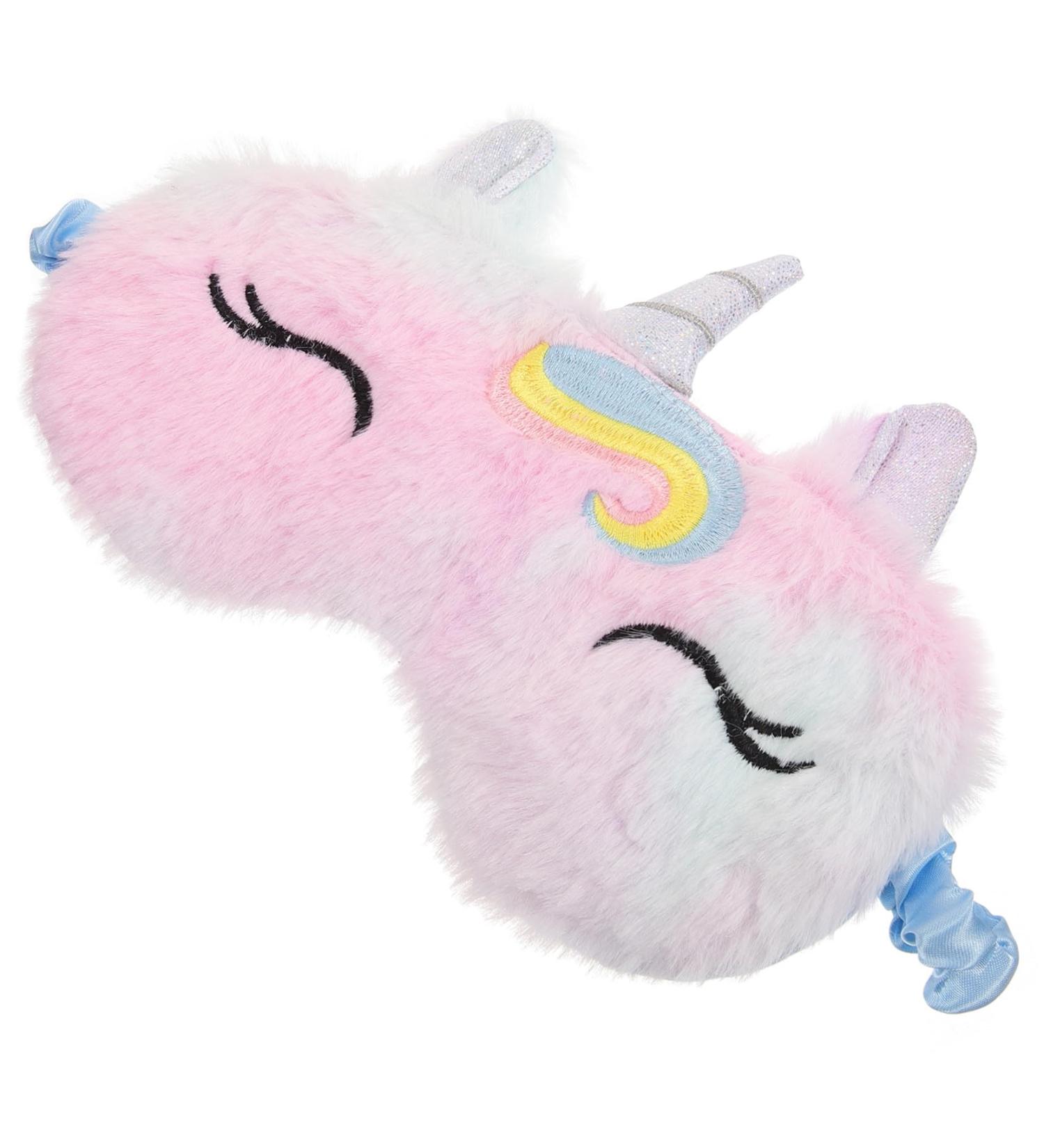 ERINGOGO Couvre-yeux En Peluche Licorne Gar on Et Filles Masque Pour Dormir Doux Taille Unique Motif Tie-dye Violet Confortable Et Occultant Pour Sieste Soir e Pyjama Et Voyages - Buy Online on GoSupps.com