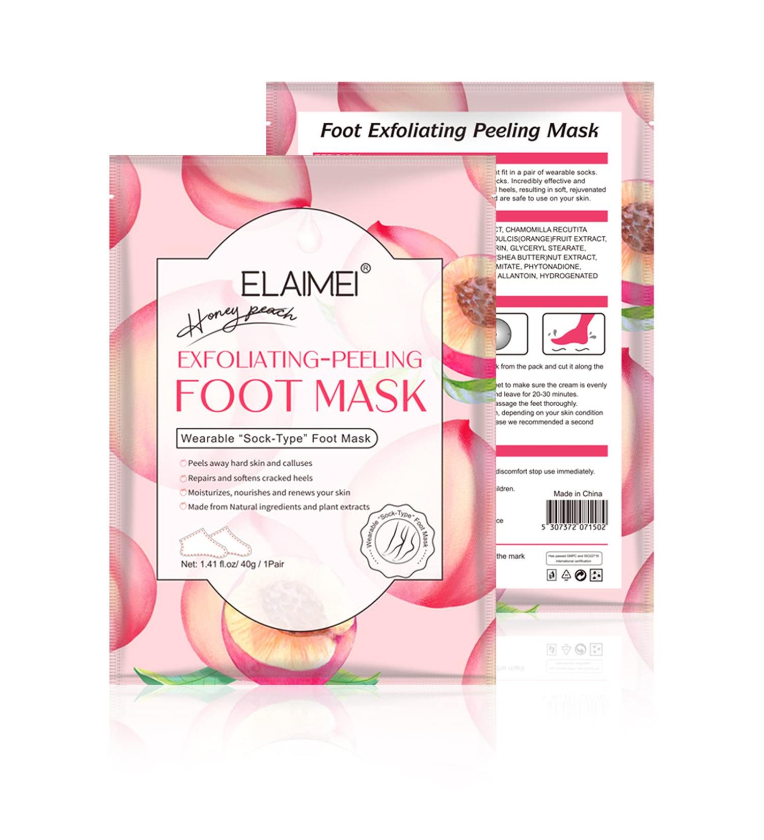 Premium Foot Mask - 2 Pairs for Effective Callus & Dead Skin Removal | Unisex Foot Peel Socks - Buy Online on GoSupps.com