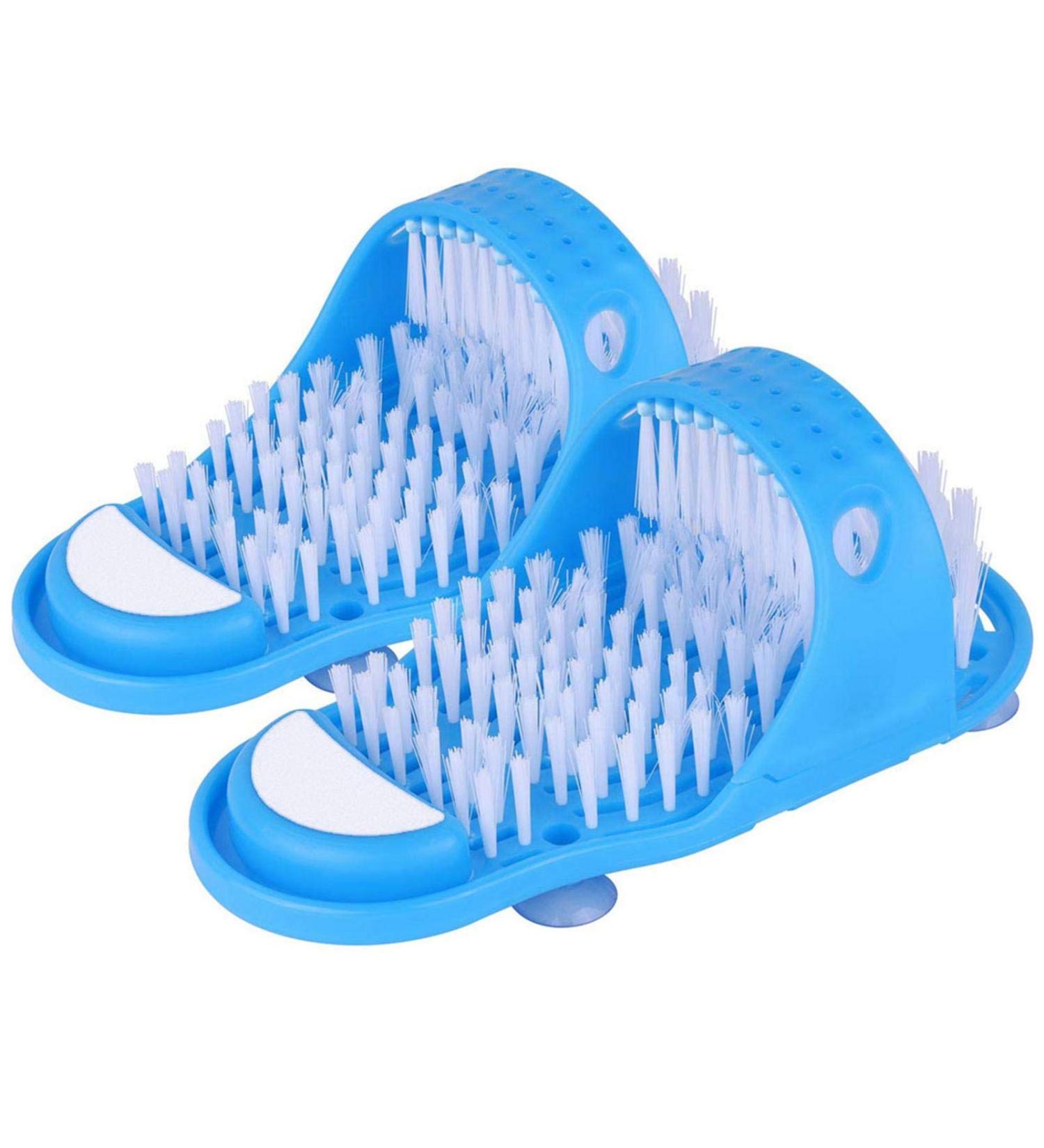 FLLYINGU Magic Foot Scrubber Slippers - Shower Spa Massage & Peeling Removal Brush (11x4.5 inches) - Fast International Shipping - Buy Online on GoSupps.com