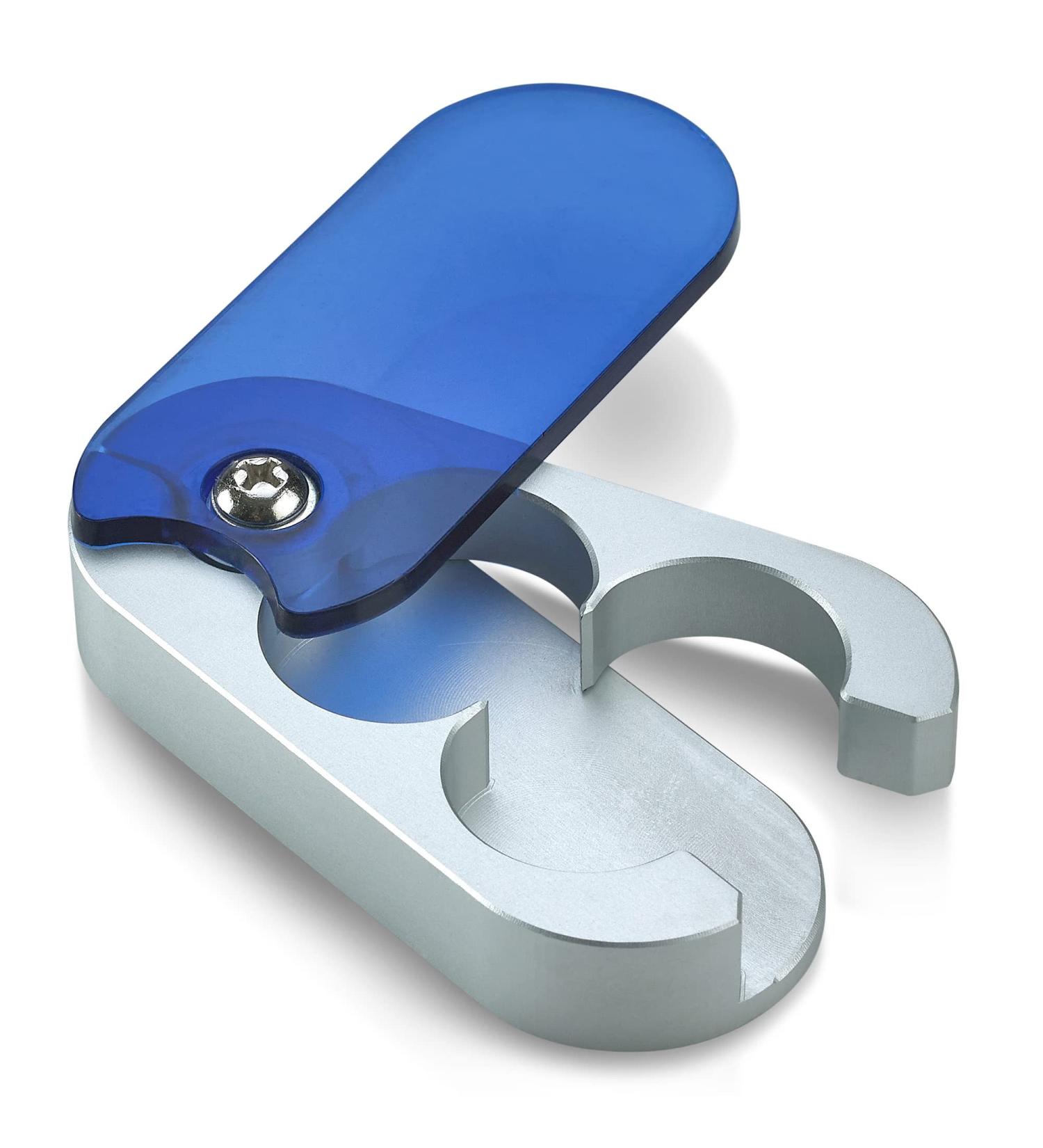 Coupe-pilules pour petites pilules et grandes pilules | R partiteur de pilules et conteneur de rangement en aluminium | Trancheuse de pilules portable - Buy Online on GoSupps.com