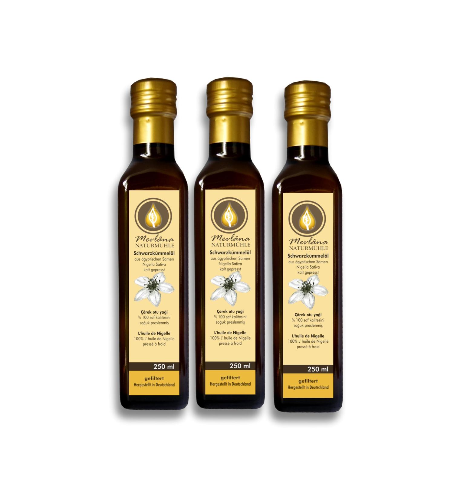 Mevlâna Egyptian Black Cumin Oil, 100% Natural, 250 ml, Filtered (3)