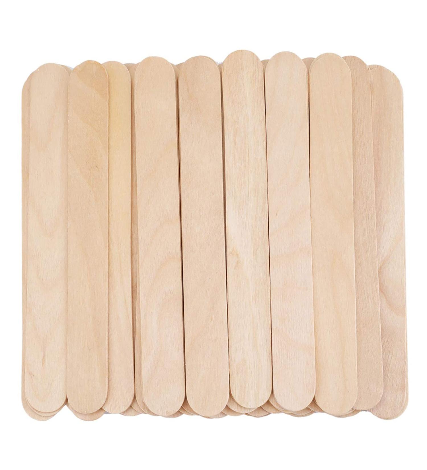 LLYJOYE 50 Piece Waxing Sticks | Wooden Spatulas for Face & Body Hair Removal - Buy Online on GoSupps.com