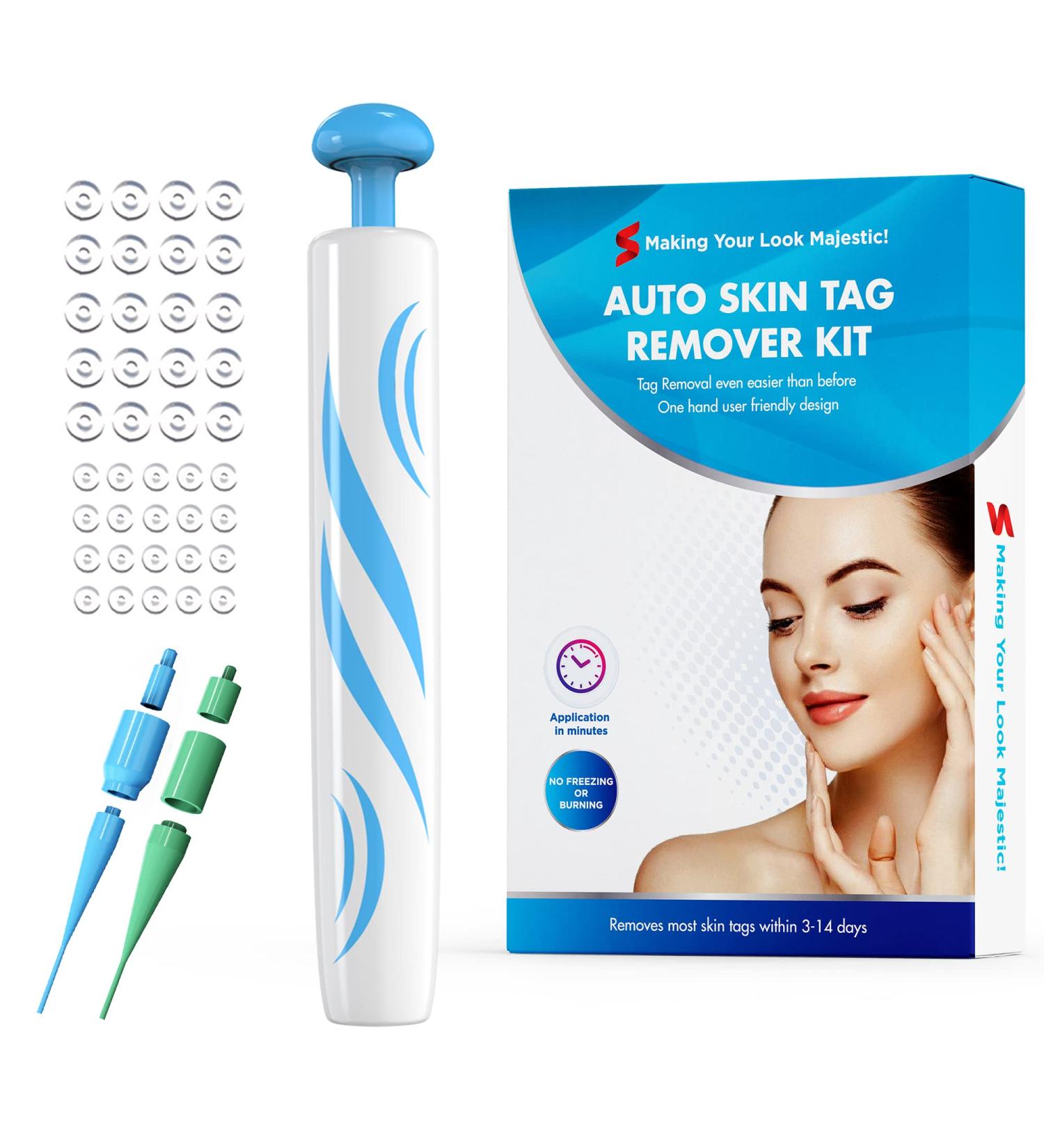 Natural Skin Tag Remover Device Kit for 2-8mm Tags | Easy, Safe & Painless Removal | Upgraded Design | Suitable for All Body Parts - Buy Online on GoSupps.com