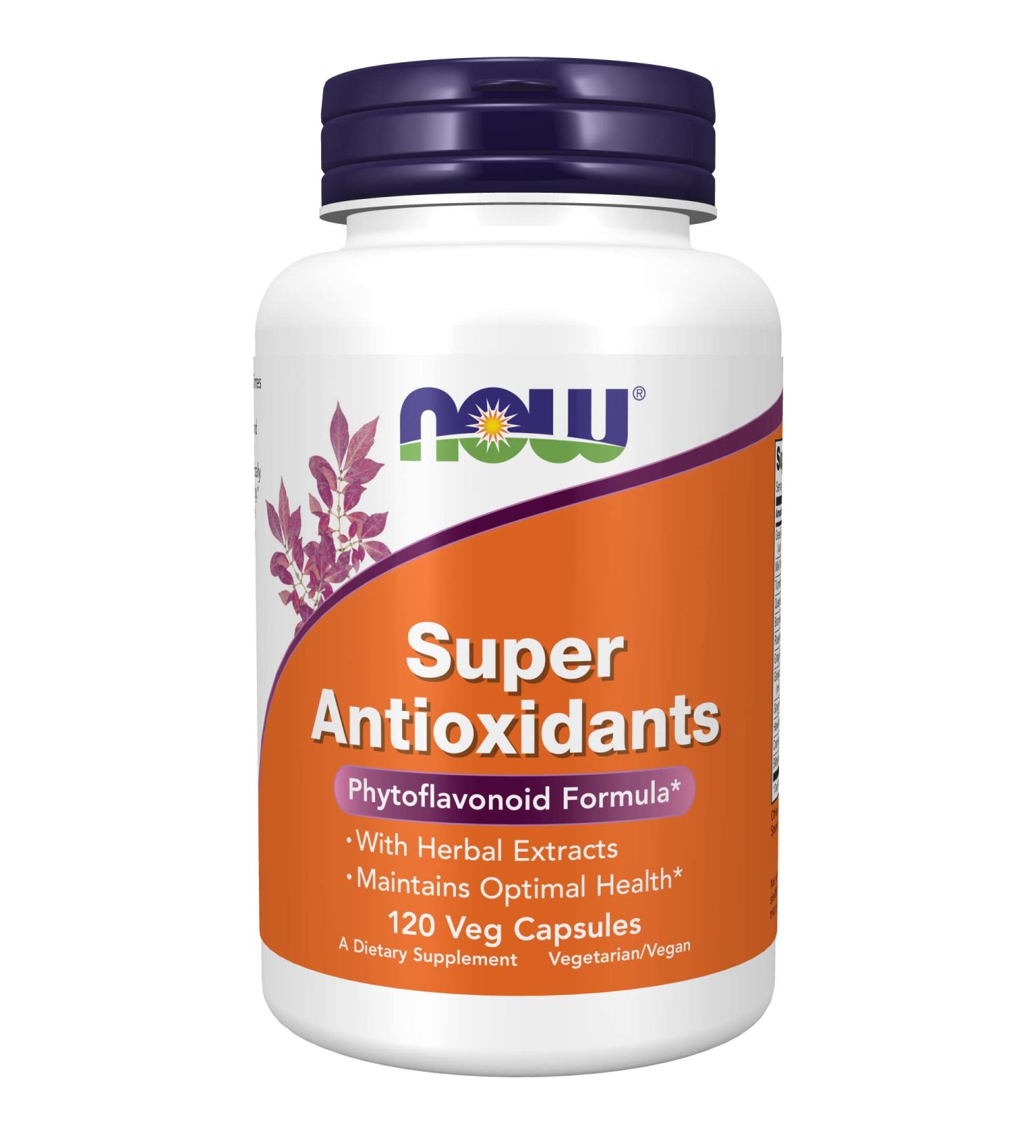 Now Foods Super Antioxidants - 120 Veg Capsules for Optimal Health - Buy Online on GoSupps.com