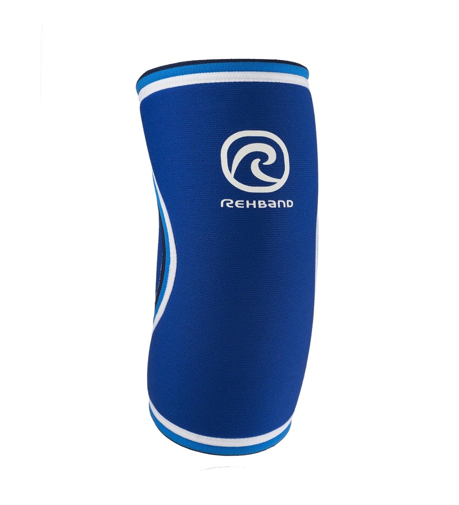 Rehband Rx Original Elbow Sleeve - X-Large Blue | 5mm Neoprene Support for Fitness & Workout | Compression Elbow Support for Joint & Muscle Relief - Buy Online on GoSupps.com