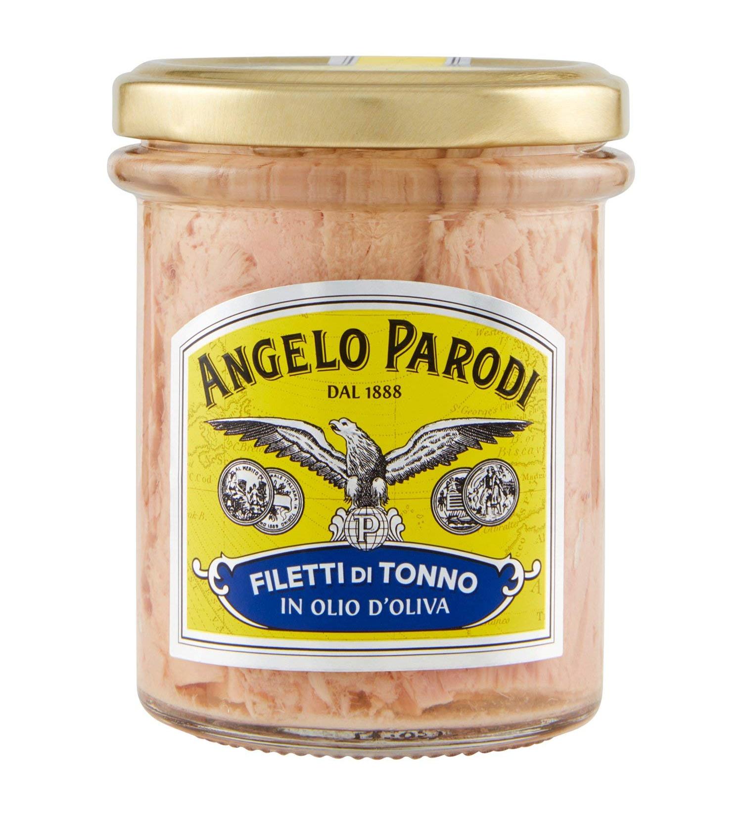ANGELO PARODI TUNA FILLETS GR195 GLASS - Buy Online on GoSupps.com