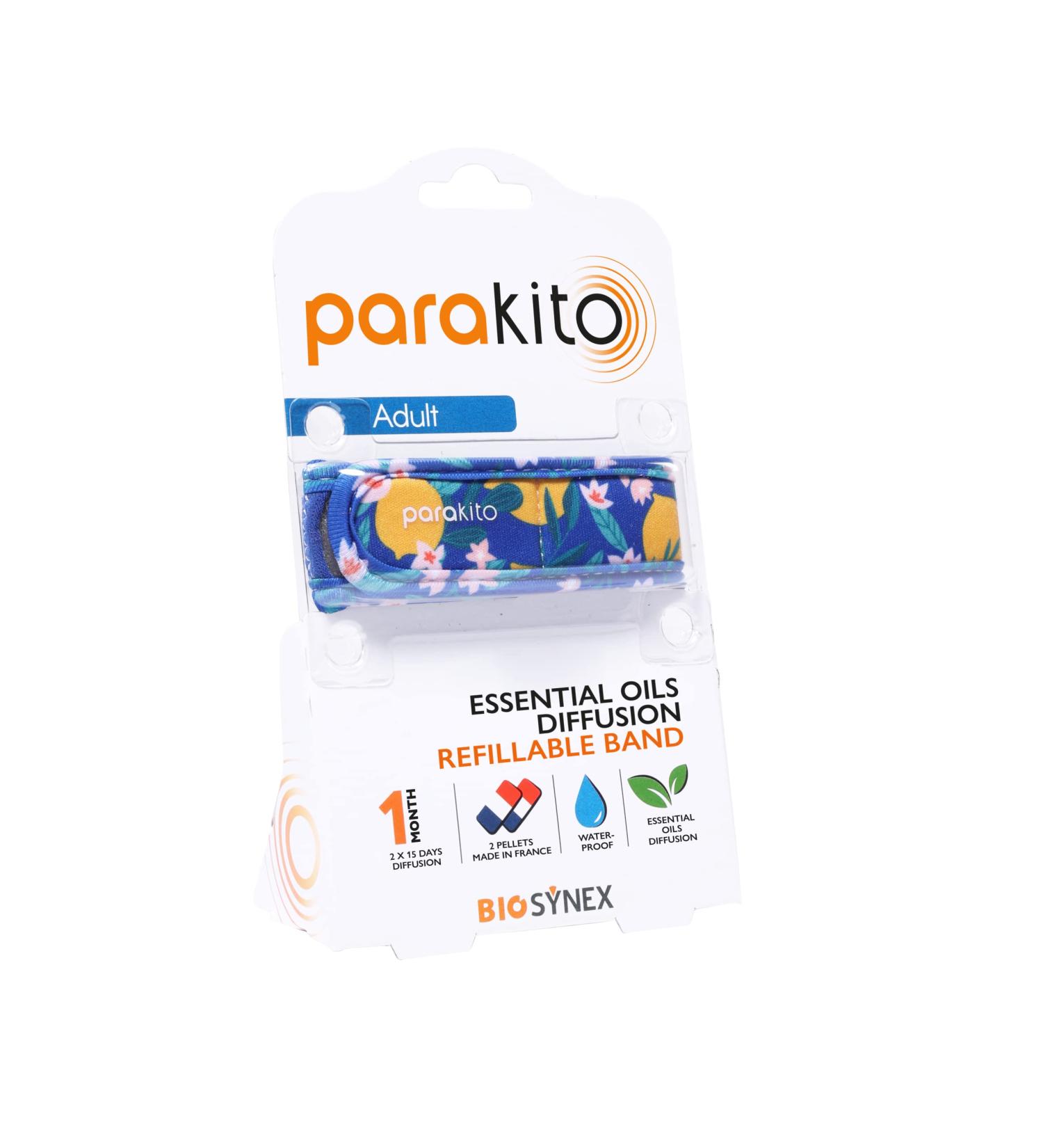 PARA'KITO Essential Oil Diffusion Mosquito Wristband (Lemon)