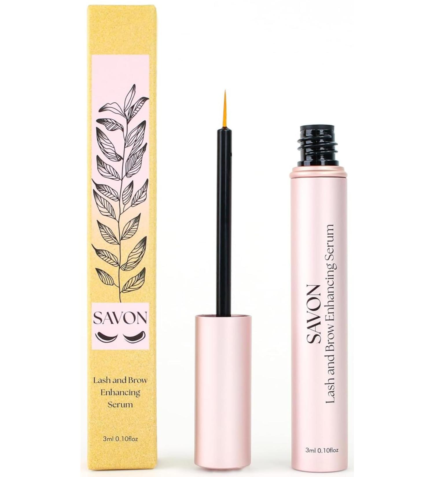 Organic Lash Growth Serum | Thicker Longer Eyelashes & Eyebrows | Biotin Peptides & Panthenol | Natural Cruelty-Free | USA | Lash & Brow Boost - Buy Online on GoSupps.com