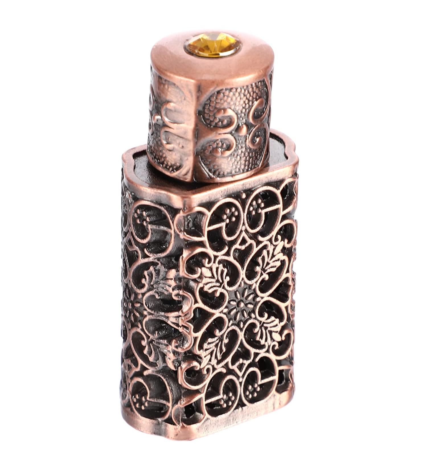 ULTECHNOVO Metal Essential Oil Bottle Lotion Container Essential Oils Spray Bottle Mini Lotions Glass Terrarium Essential Oils Dropper Bottle Glass Droppers Decorate Travel Refill Shell Metal - Buy Online on GoSupps.com